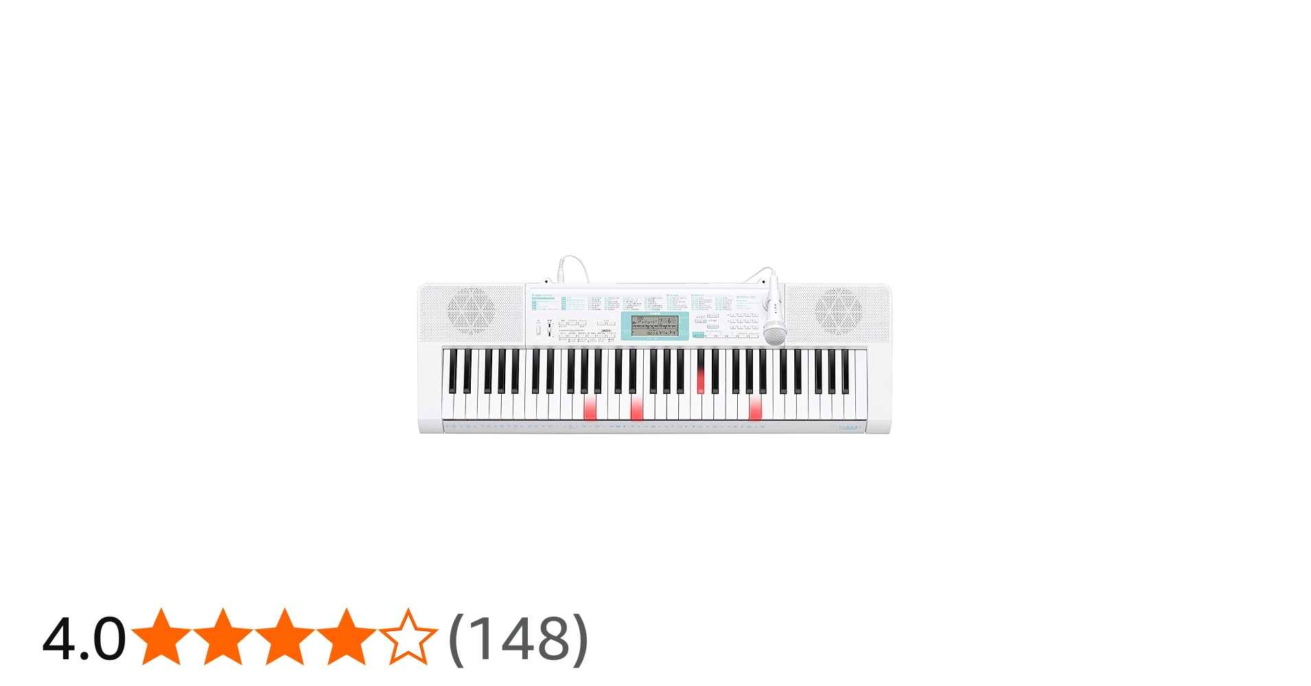 Amazon | CASIO(カシオ) 61鍵盤 電子キーボード LK-128 [光