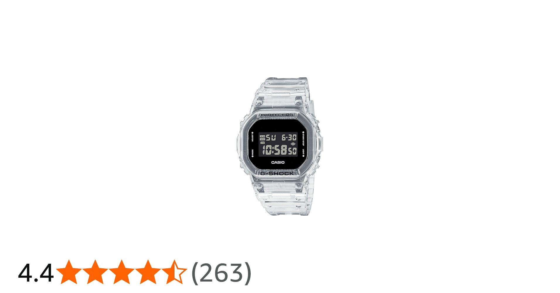 Amazon.co.jp: [カシオ] 腕時計 G-SHOCKジーショック スケルトン DW