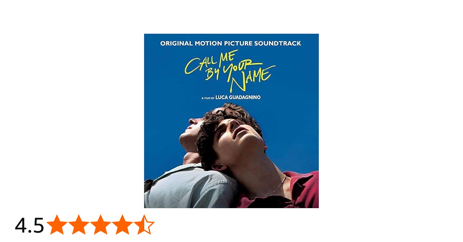 Amazon.co.jp: 「君の名前で僕を呼んで」オリジナル・サウンドトラック