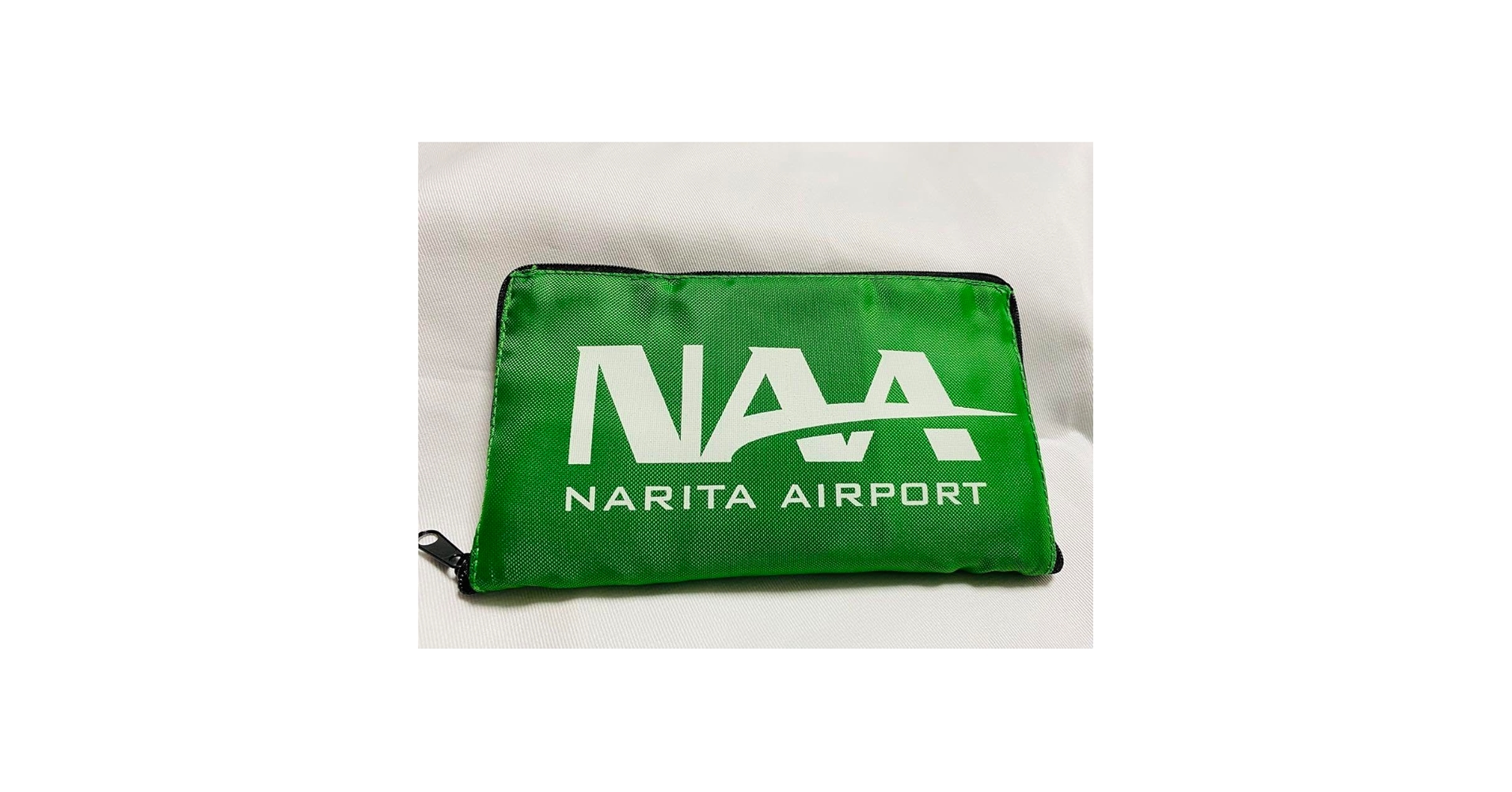 Amazon.co.jp: 成田空港 NAA 折り畳み ファスナー付き エコバッグ