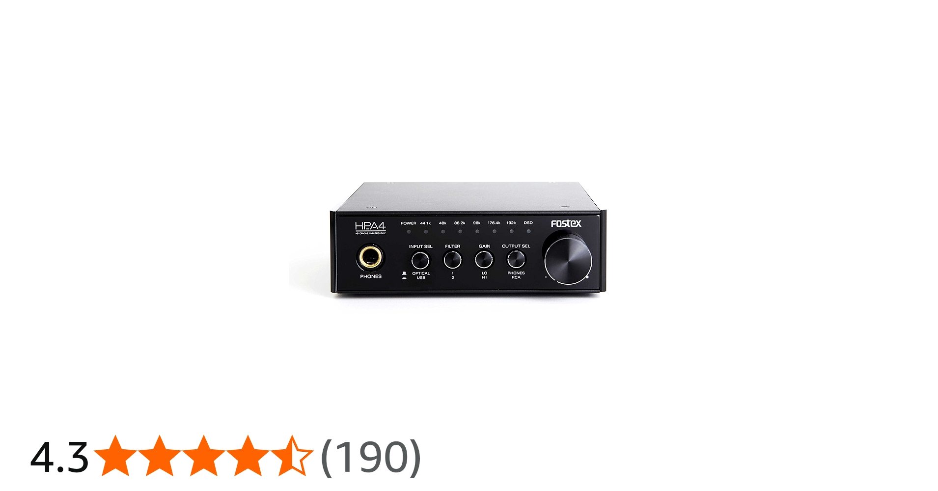 Amazon.co.jp: FOSTEX ヘッドホンアンプ D/A変換器内蔵 ハイレゾ対応