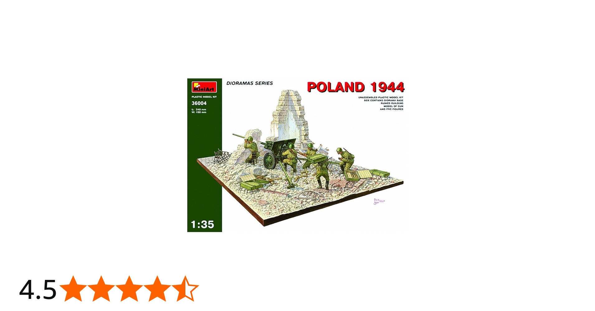 Amazon | ミニアート(Miniart) 1/35 ジオラマベース4 ポーランド1944