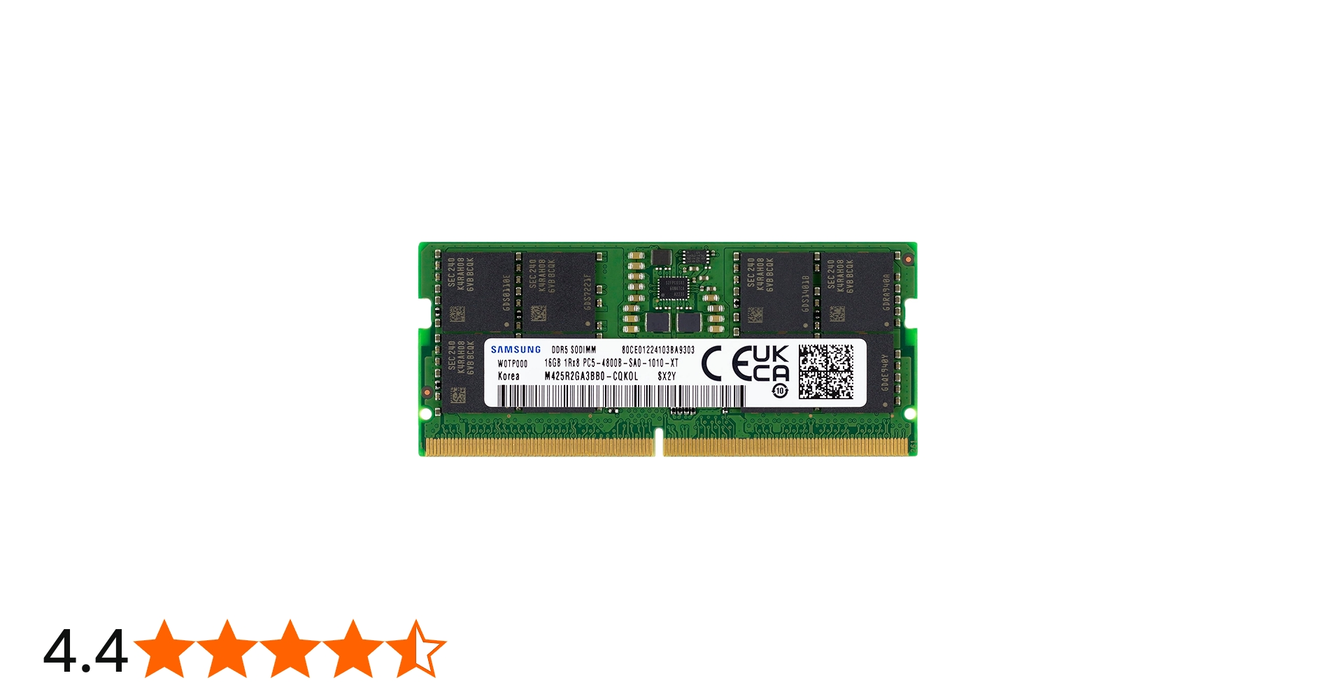 Amazon.co.jp: Samsung 16GB DDR5 4800MHz PC5-38400 CL40 SODIMM 1Rx8