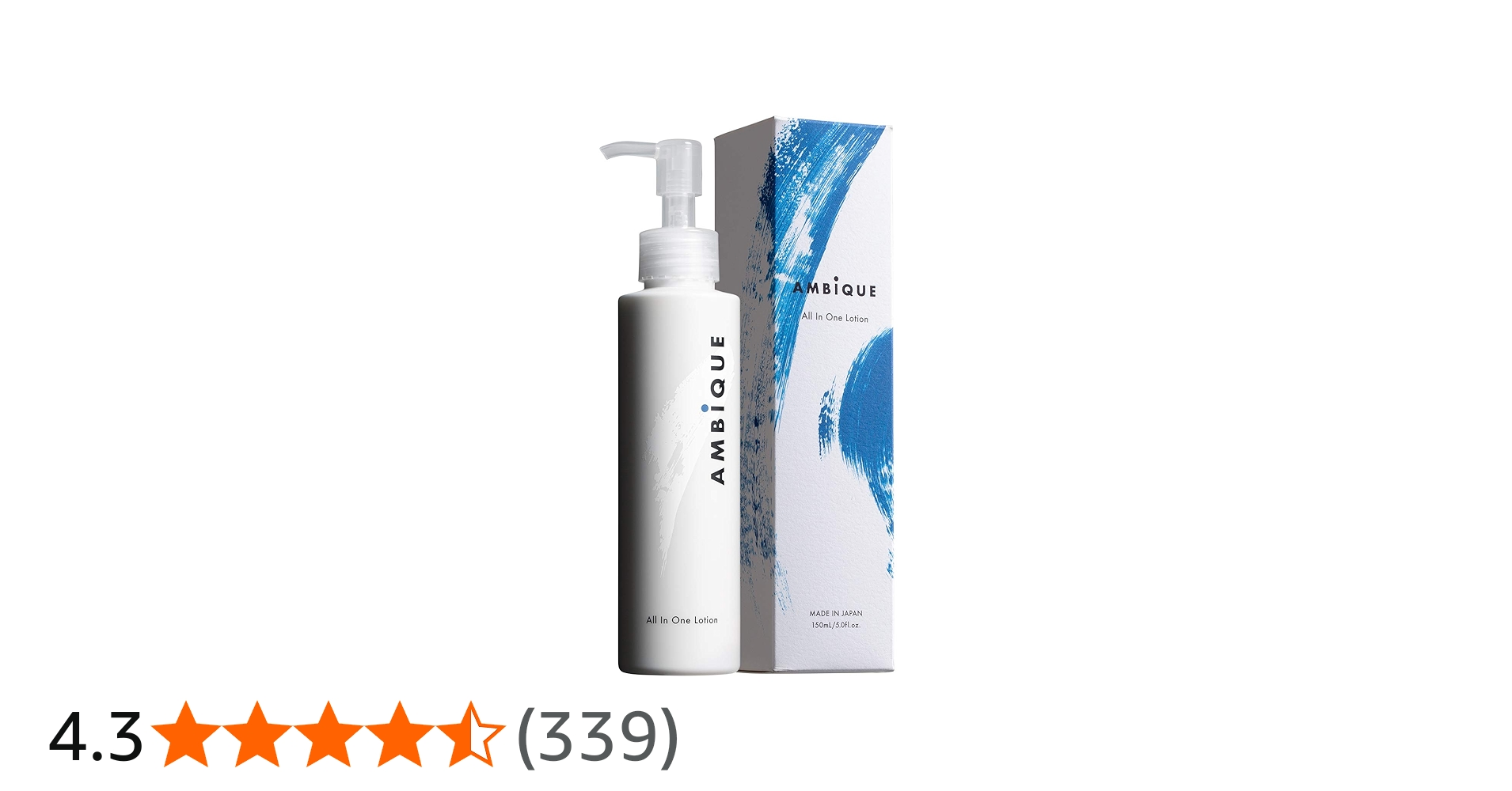 Amazon | AMBiQUE メンズ オールインワン 化粧水 アンビーク 150ml 低