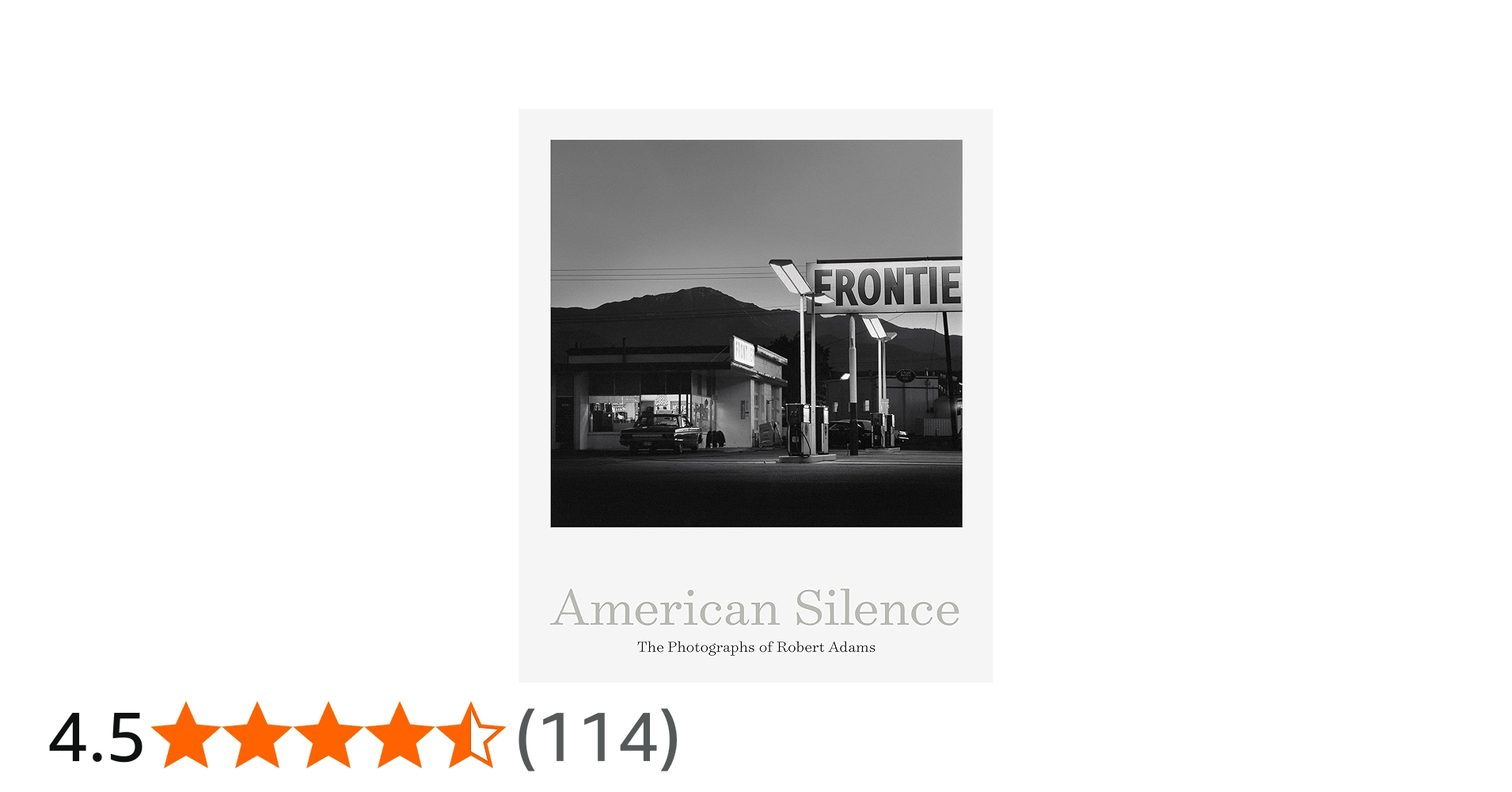 American Silence: The Photographs of Robert Adams : Greenough
