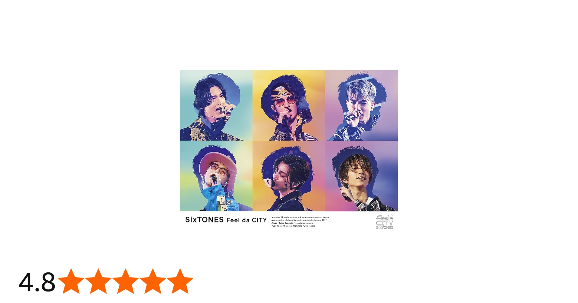 Amazon.co.jp: Feel da CITY (初回盤) (Blu-ray) : SixTONES: DVD