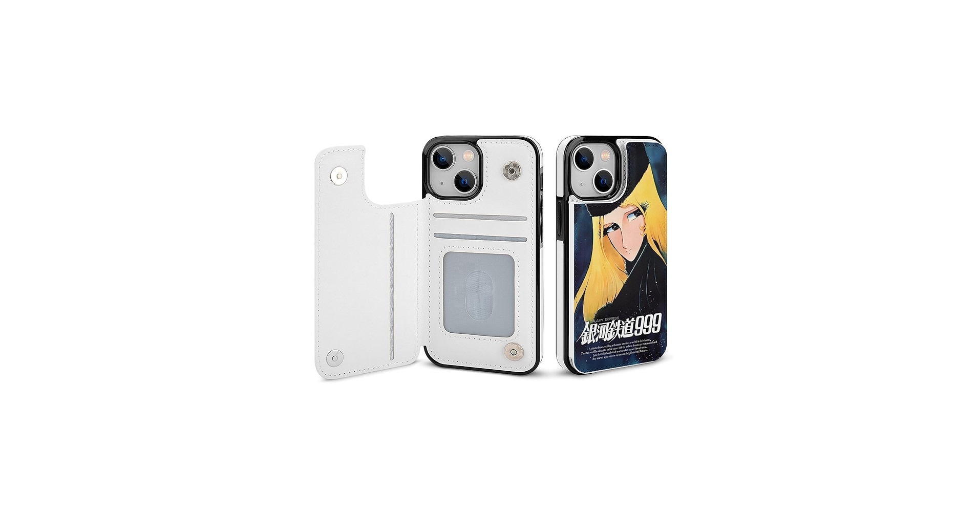 Amazon.co.jp: 銀河鉄道999 松本零士 iphone 13ケース 手帳型 iPhone