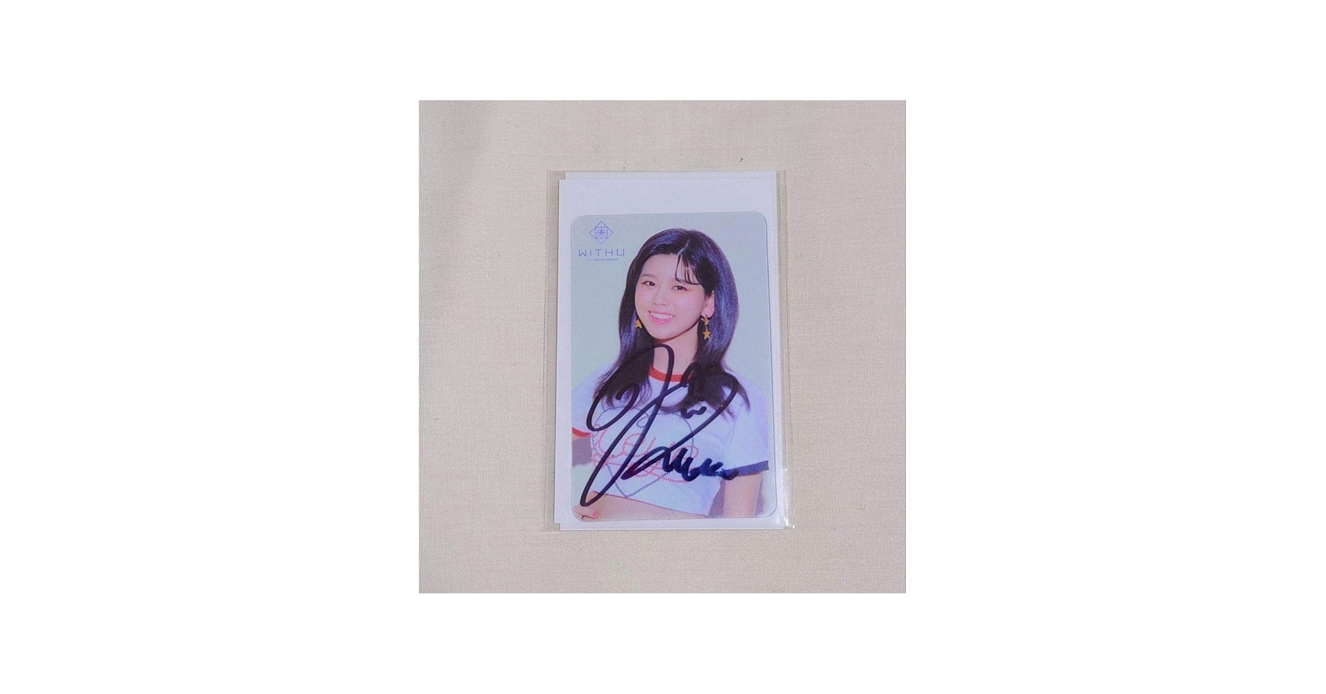 Amazon.co.jp: NiziU リク直筆サイン入りトレカ（ファンクラブ限定