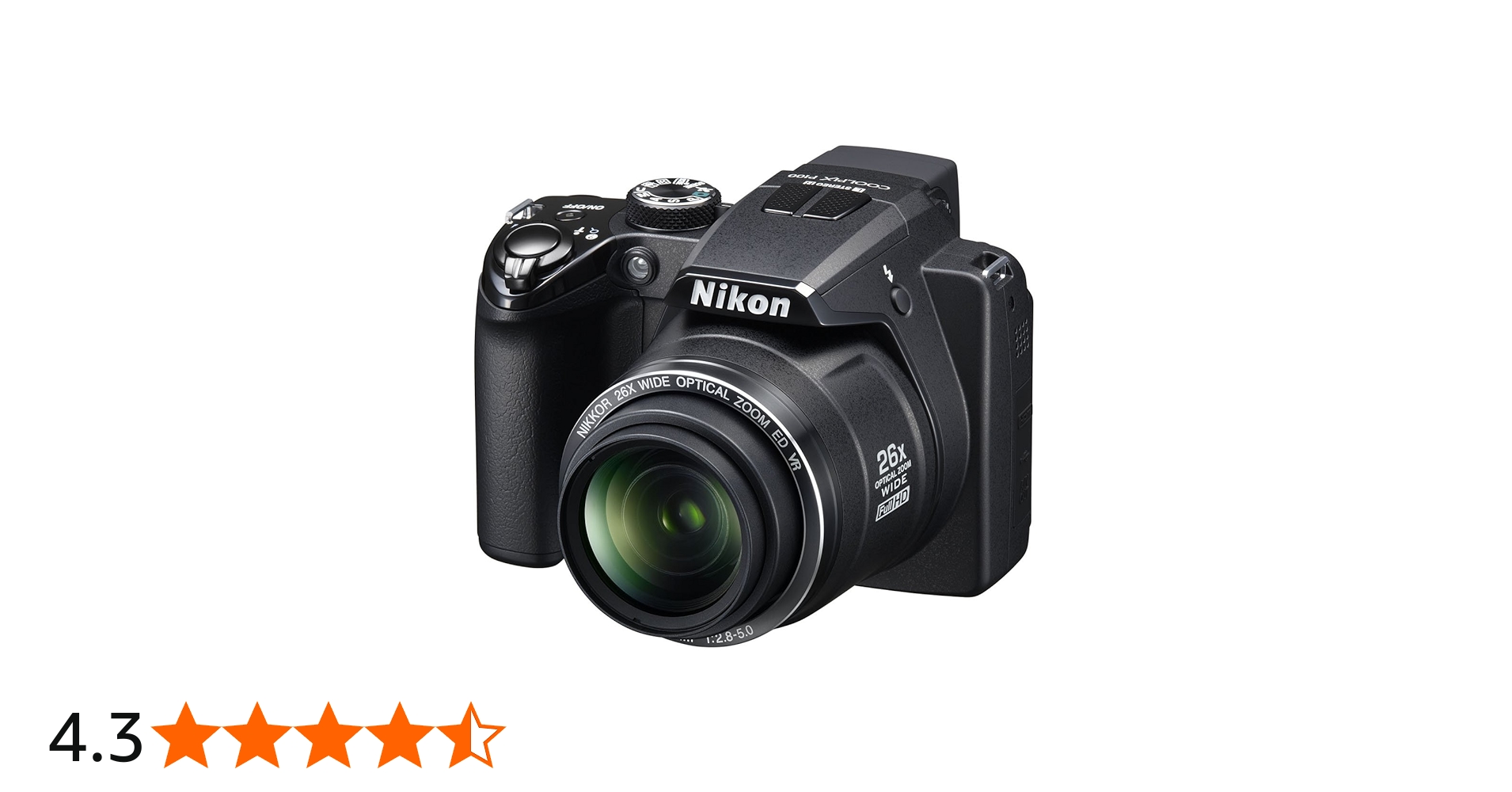 Amazon | Nikon デジタルカメラ COOLPIX (クールピクス) P100 ブラック