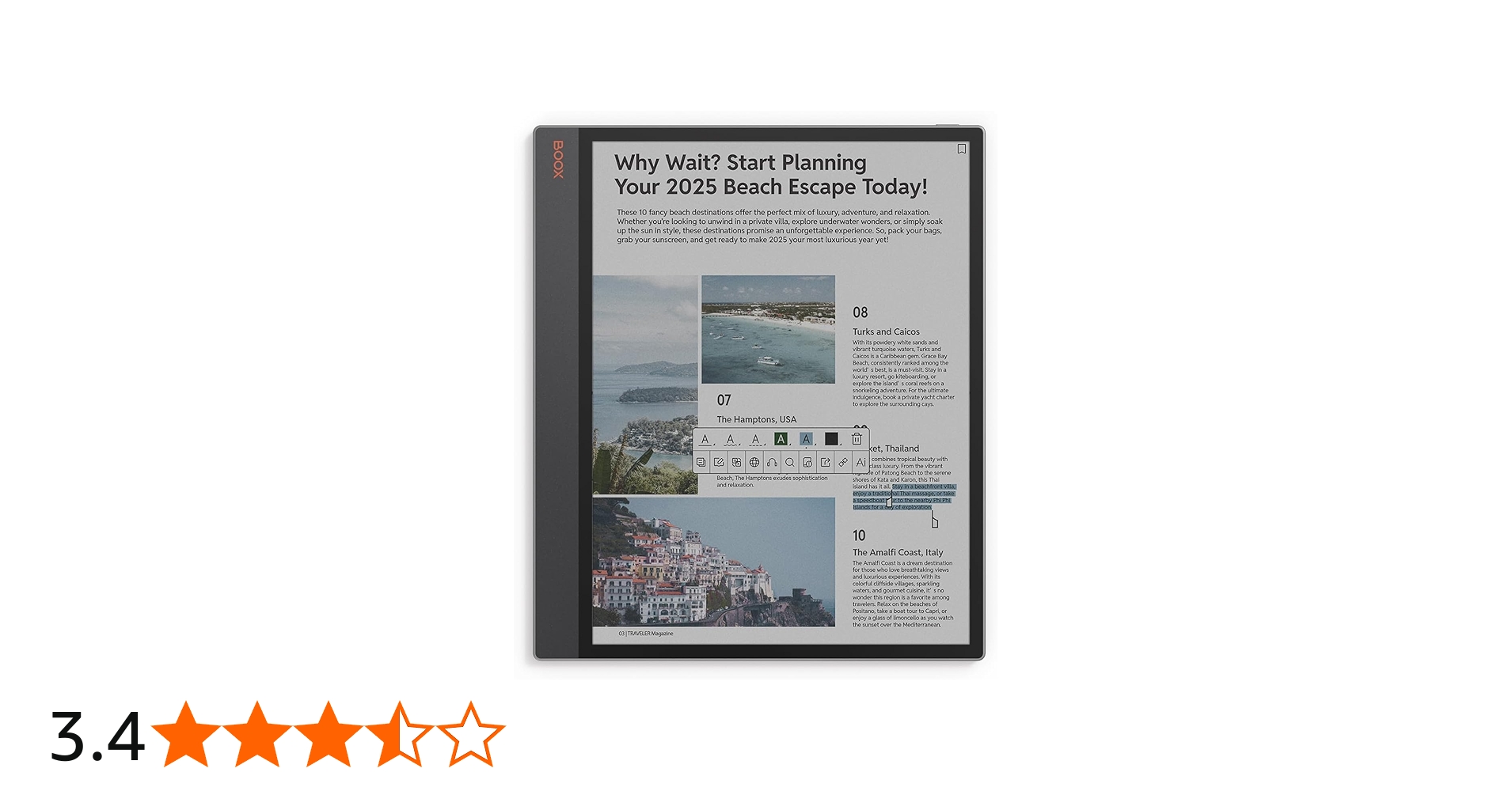 Amazon.co.jp: BOOX Tab X C 13.3色 ePaper 6G 128G E 電子書籍