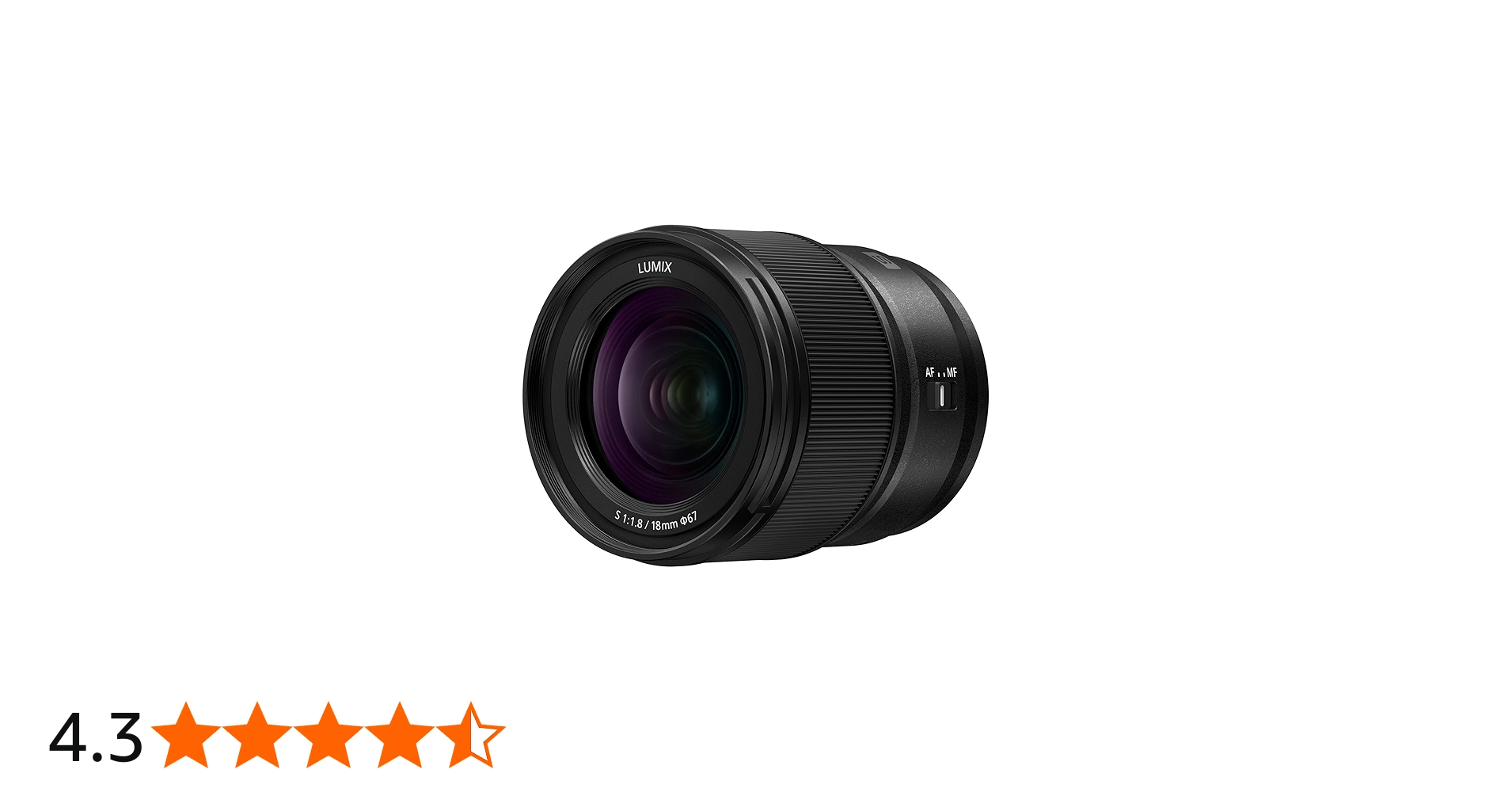 Amazon.co.jp: Panasonic LUMIX Sシリーズカメラレンズ、18mm F1.8 L