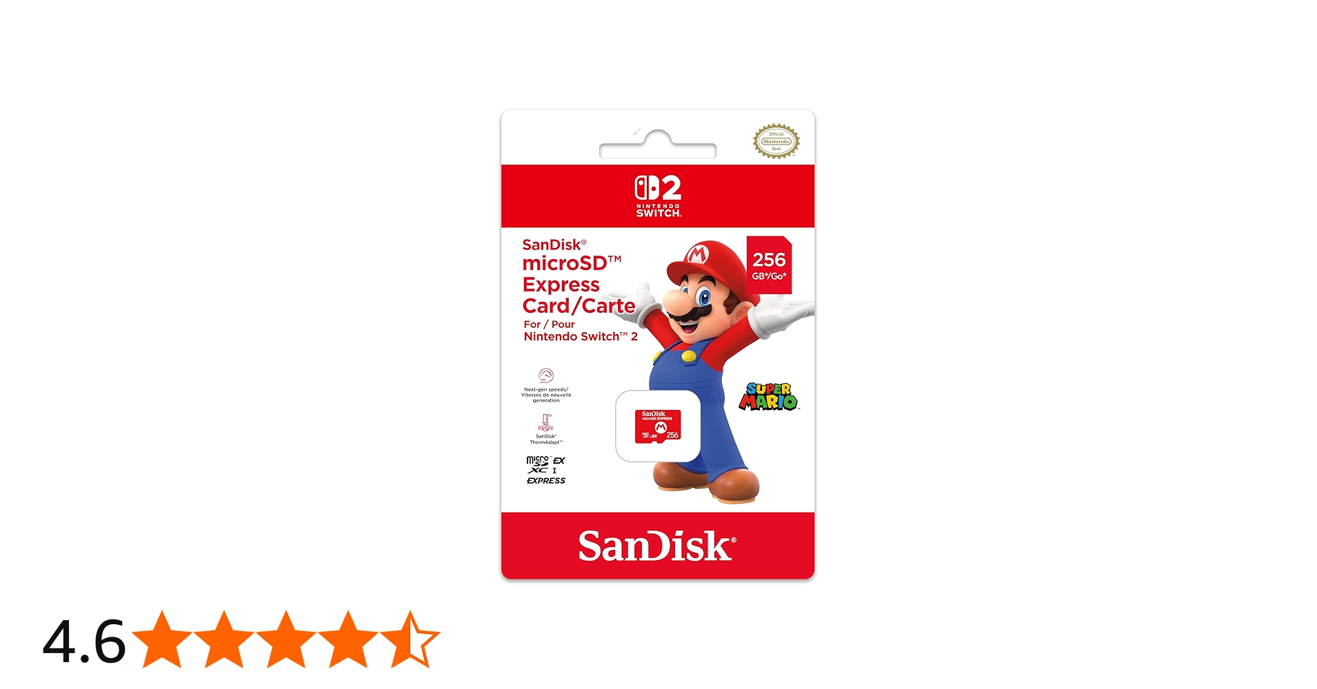 Amazon.co.jp: 【任天堂ライセンス商品】SanDisk microSD Express Card