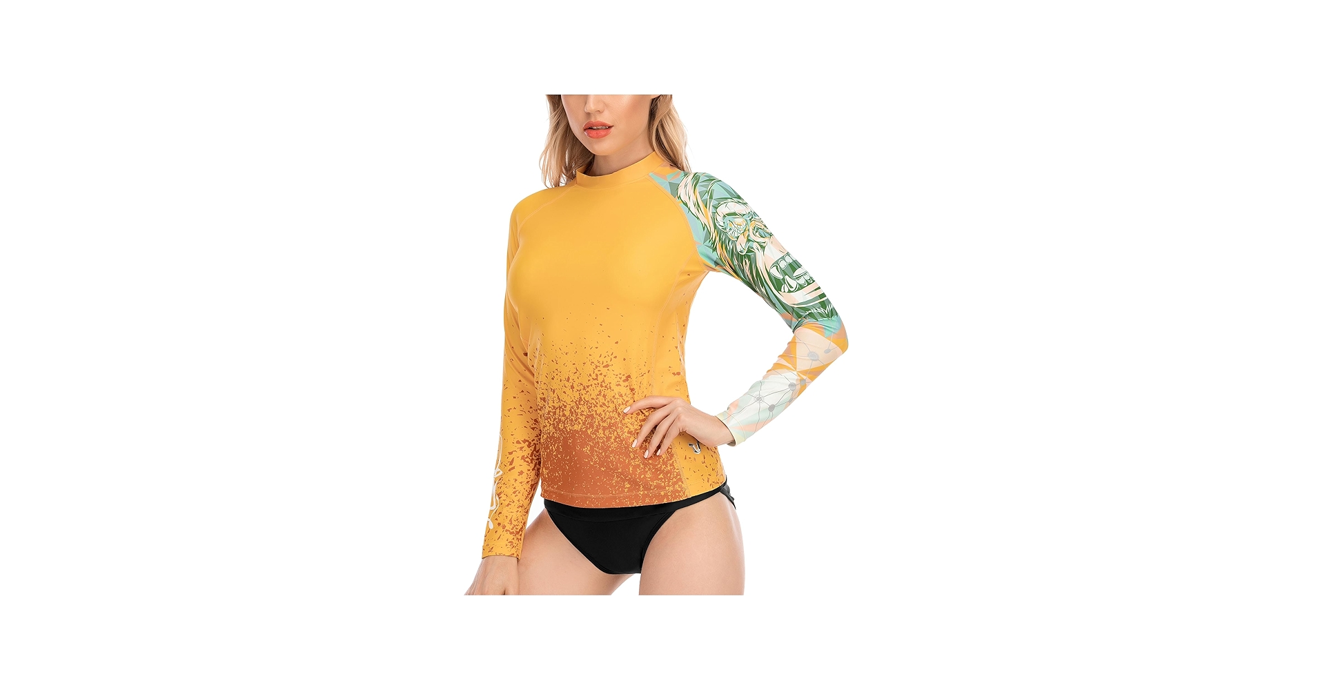 Women's Rash Guard Long Sleeve Sun Protection UPF 50+ Beast Series