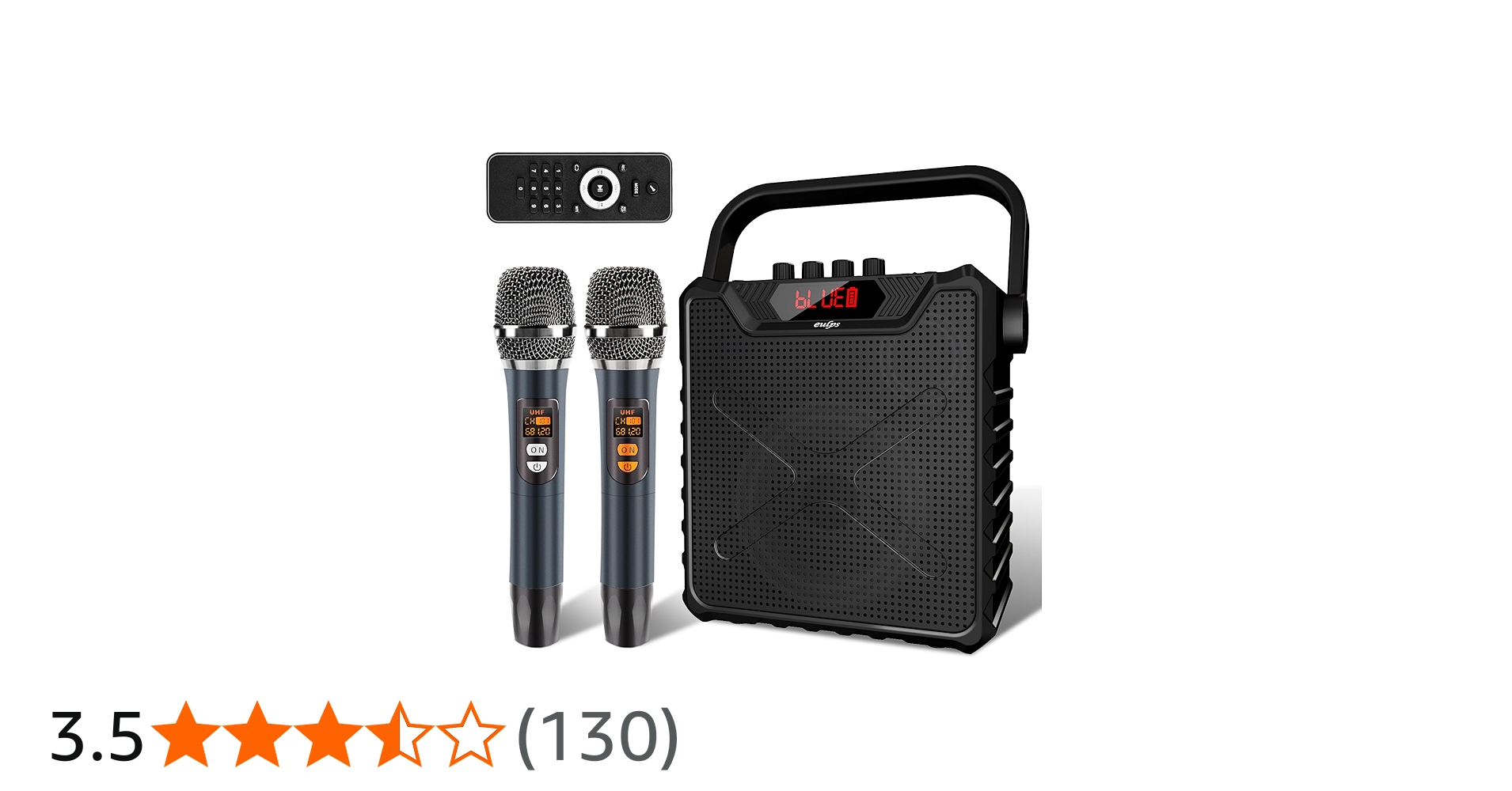 Amazon | Giecy スピーカーセット 拡声器 ワイヤレスマイク2本