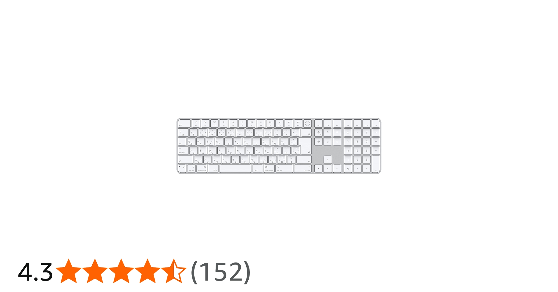 Amazon.co.jp: Apple Touch ID搭載Magic Keyboard(テンキー付き