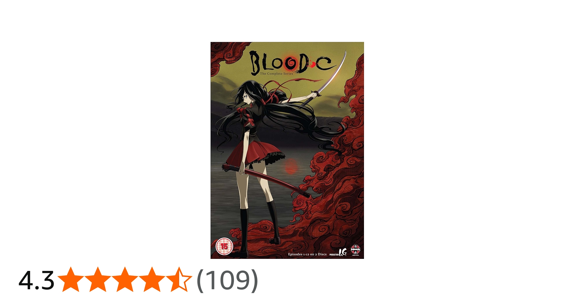 Amazon.co.jp: BLOOD-C コンプリート DVD-BOX (全12話, 276分