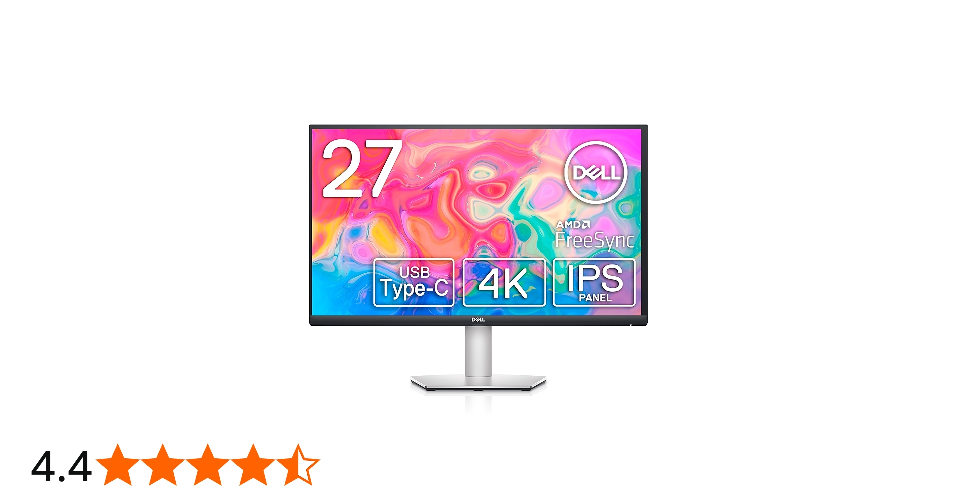 Amazon.co.jp: Dell S2722QC 27-inch 4K USB-C Monitor - UHD (3840 x