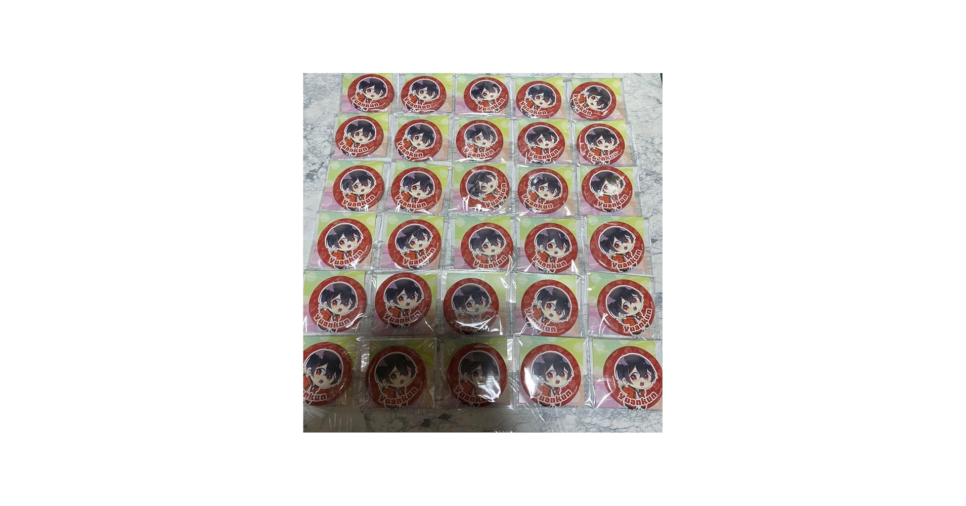 Amazon.co.jp: カラフルピーチ 缶バッジ ゆあんくん からぴち 2023年