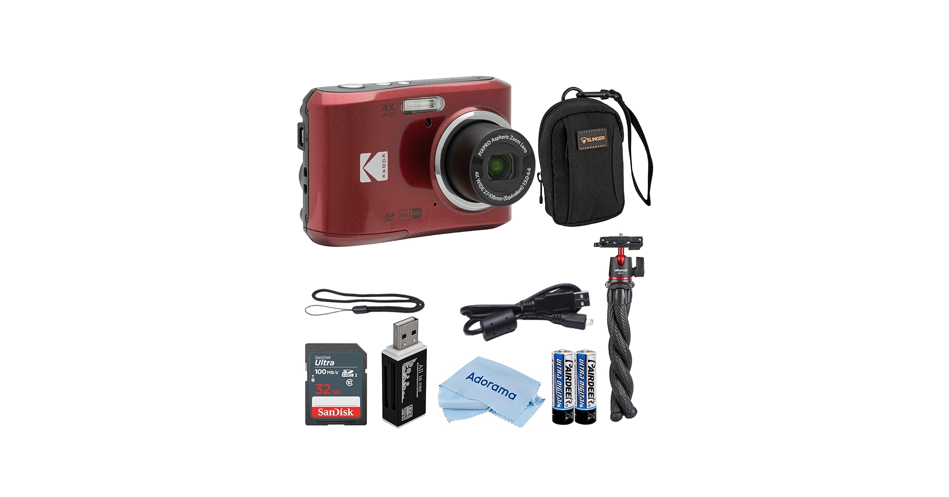 Amazon.com : Kodak PIXPRO FZ45 Friendly Zoom 16MP Full HD Digital