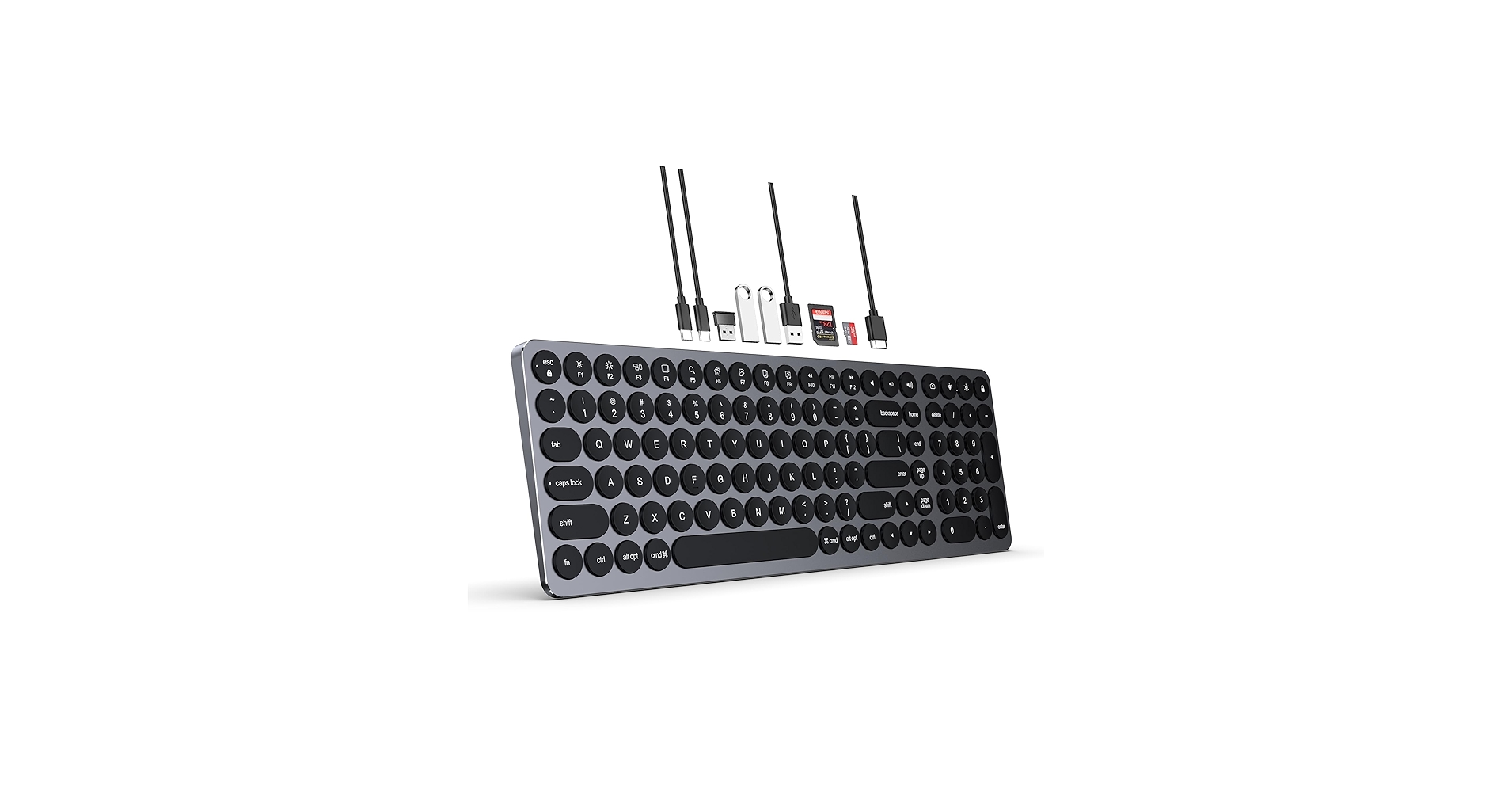 Amazon.com: Kolude USB HUB Wired Full Size Computer Keyboard with
