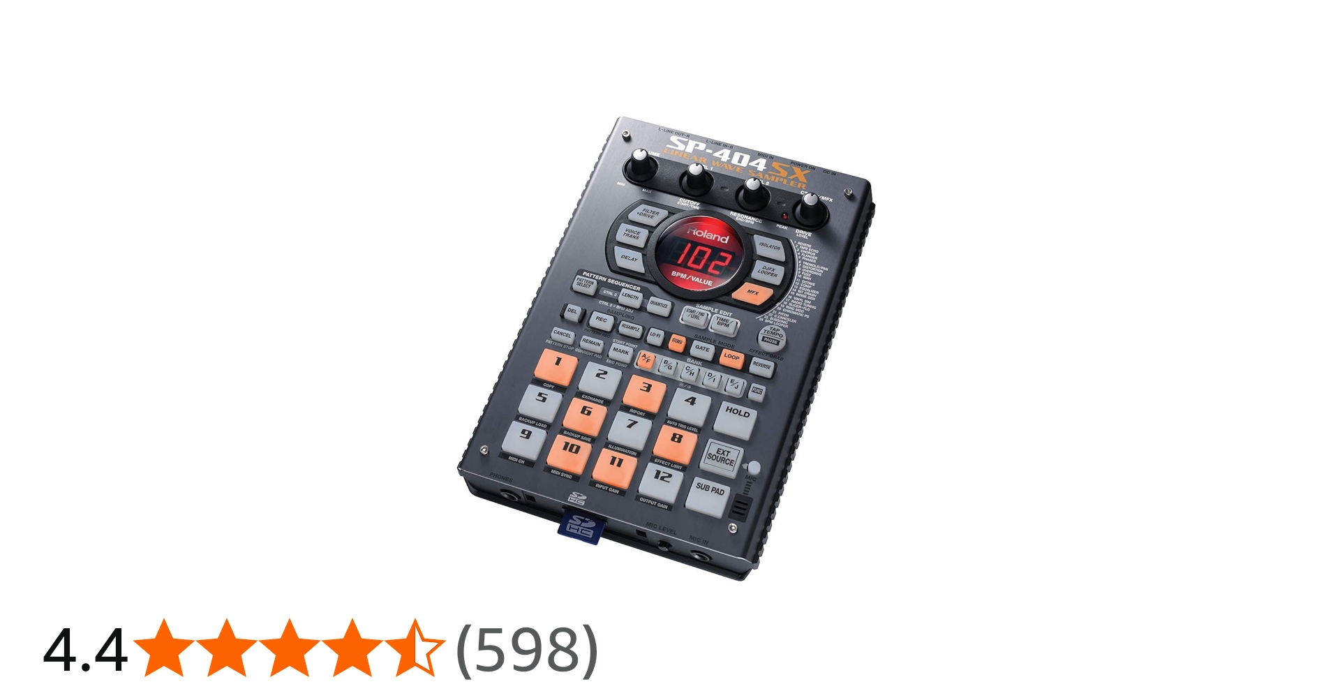 Amazon | Roland ローランド コンパクトサンプラー SP-404SX