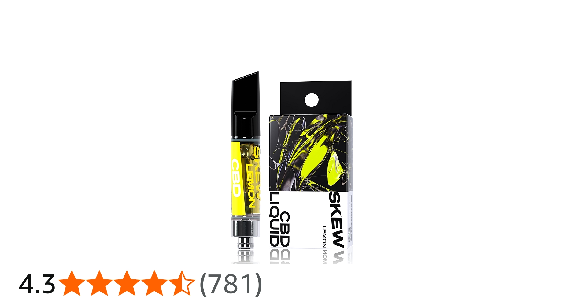 Amazon | skew CBD リキッド 高濃度 1ml 85％ 850mg 420 cbdべイプ