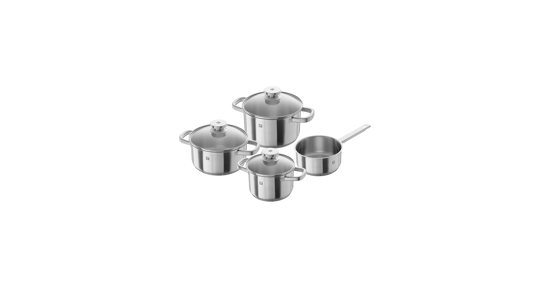 Amazon.com: ZWILLING Joy Cookware Set, 4 pcs., Silver: Home & Kitchen