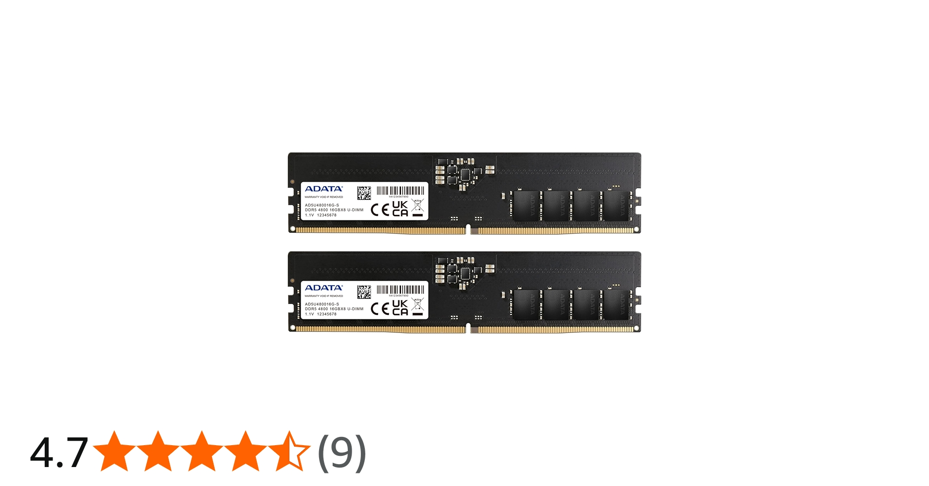 Amazon | エイデータ(Adata) ADATA デスクトップPC用メモリ PC5-38400