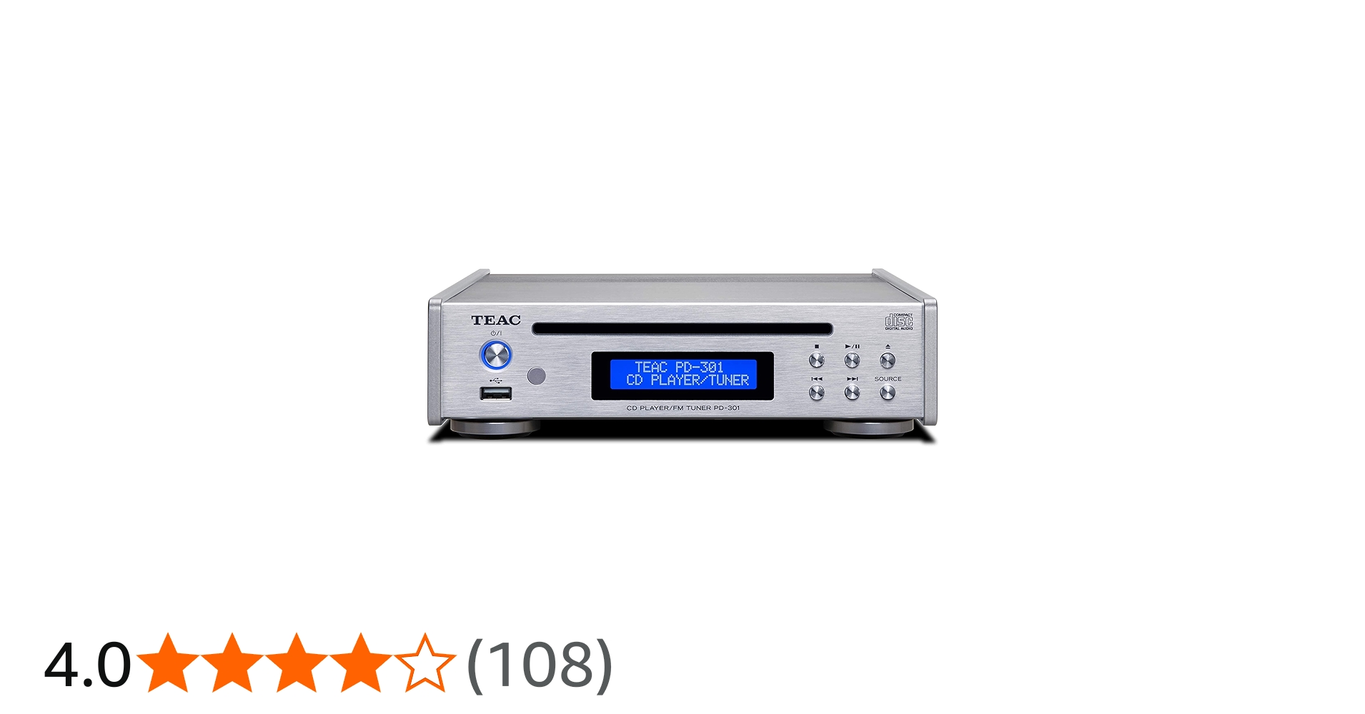 完動｜良品】 TASCAM CD-301｜CDプレーヤー｜有線リモコン付属 完動