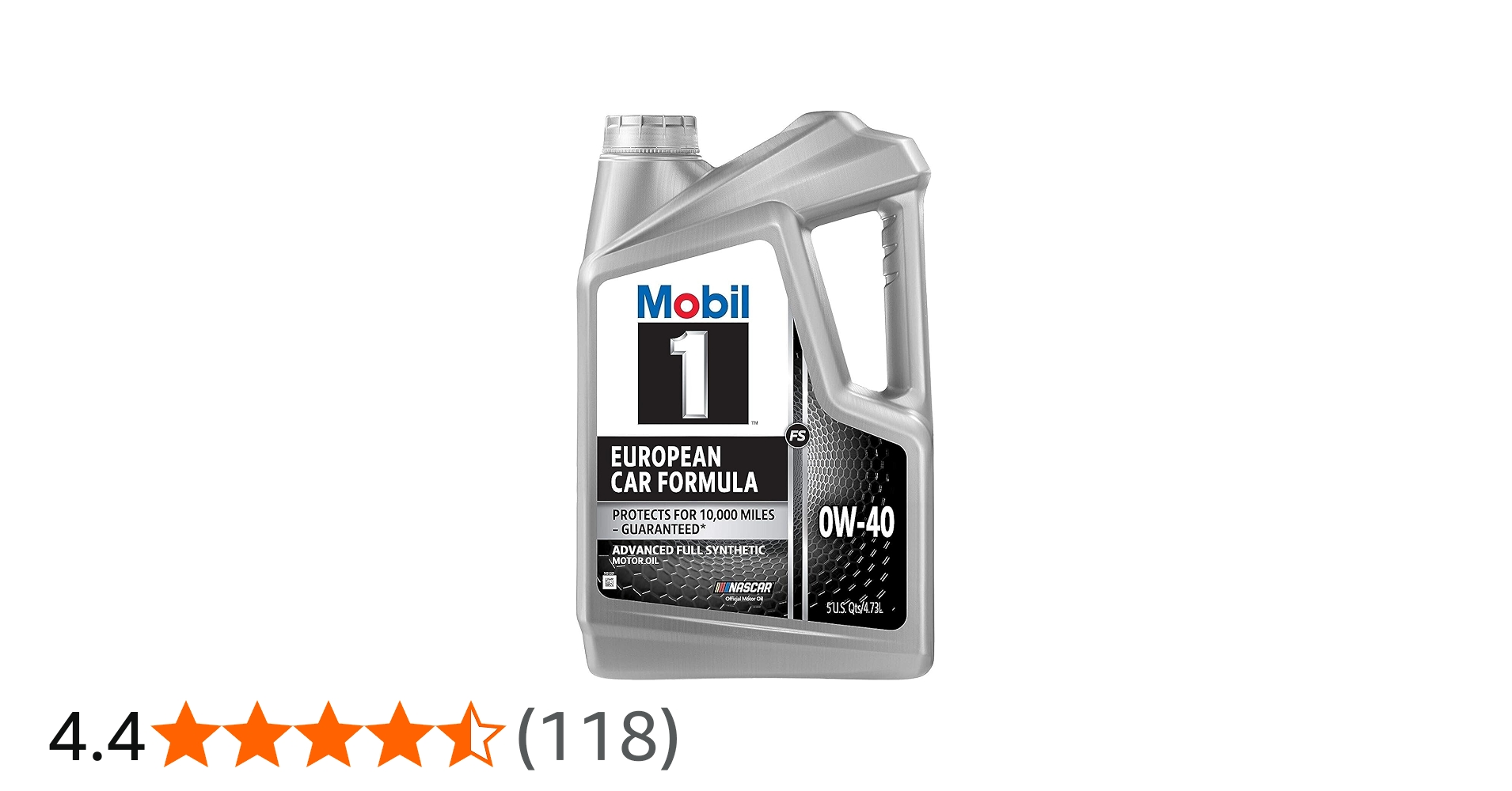 Amazon | MOBIL 1 (モービル1) 0W-40 エンジンオイル 4.73L (5