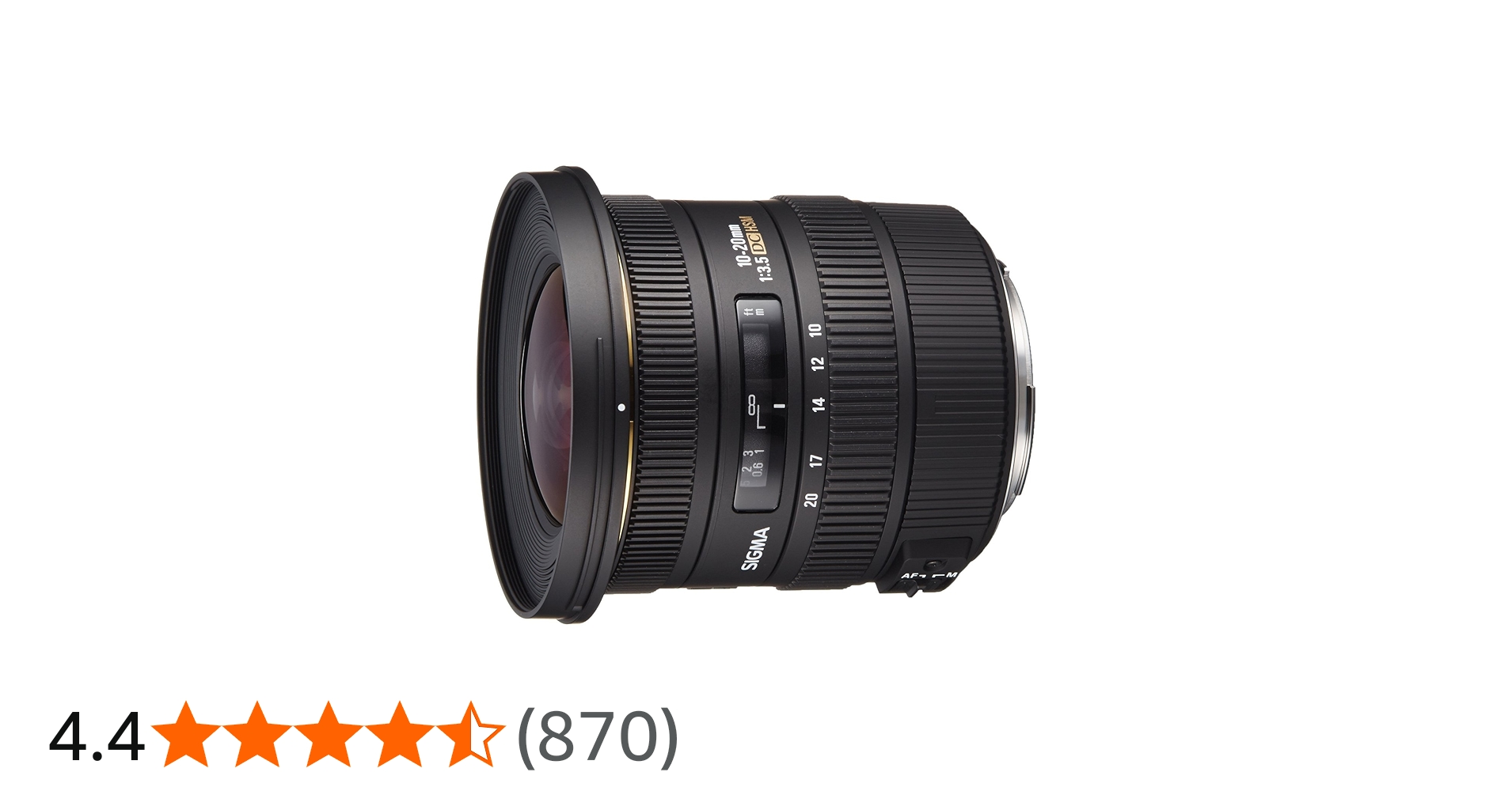 Sigma 10-20mm f3.5 EX DC HSM Lens for Sony Digital SLR Cameras