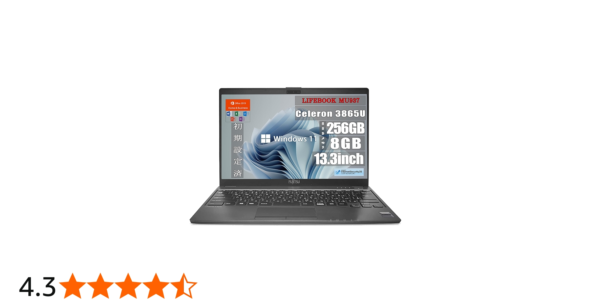 Amazon | 【整備済み品】 富士通 ノートパソコン LIFEBOOK MU937 超