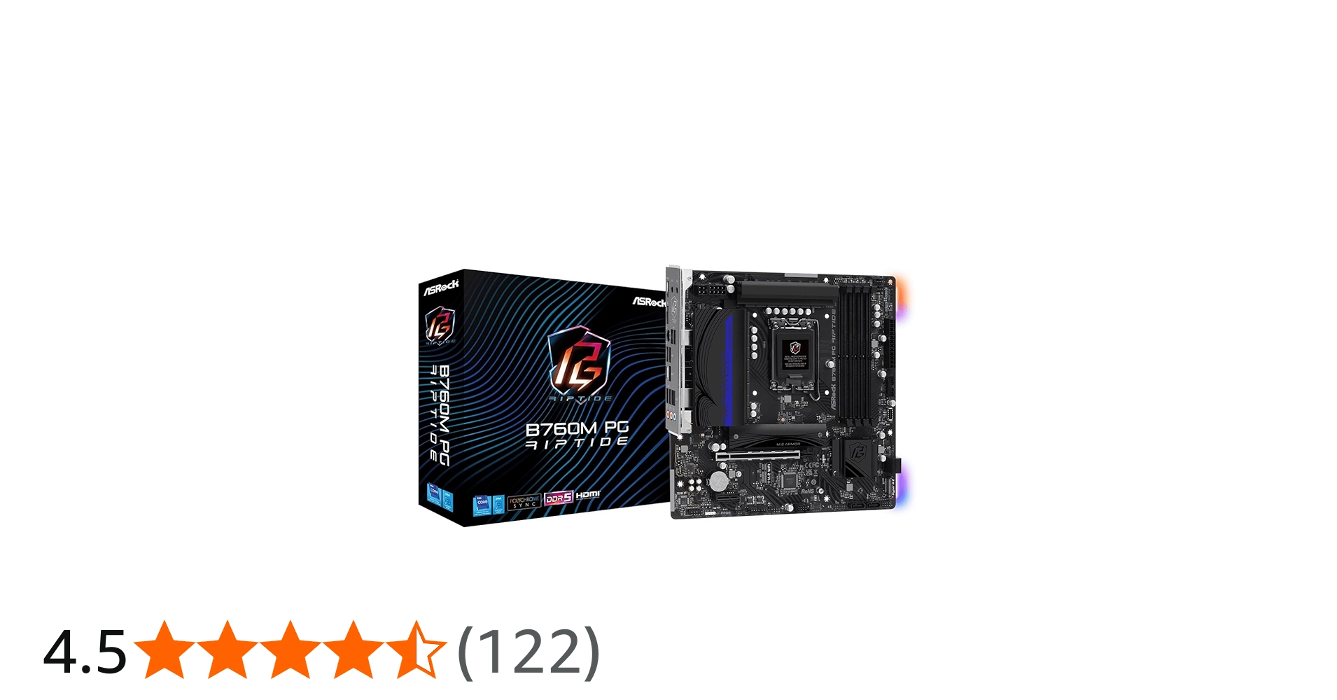 Amazon | ASRock マザーボード B760M PG Riptide Intel 第12世代 ・ 13