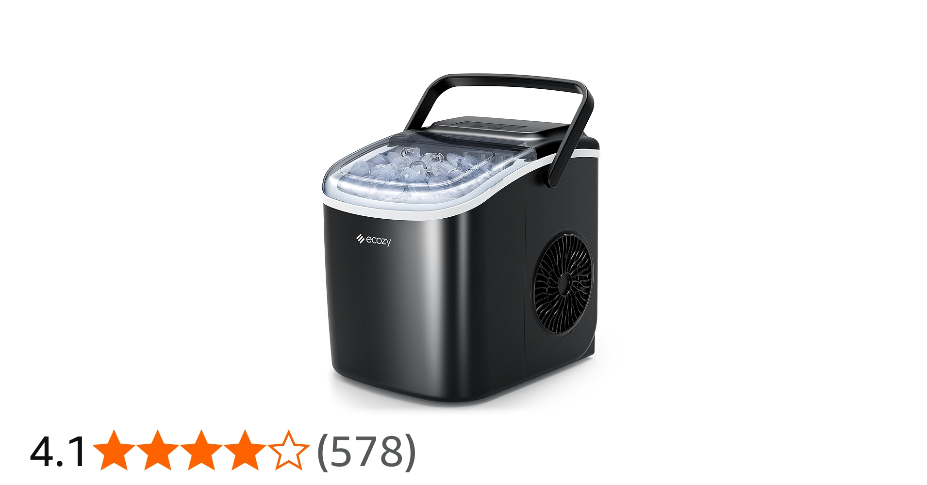 Amazon.co.jp: ecozy 製氷機 家庭用 高速製氷機 最速6分 自動洗浄機能