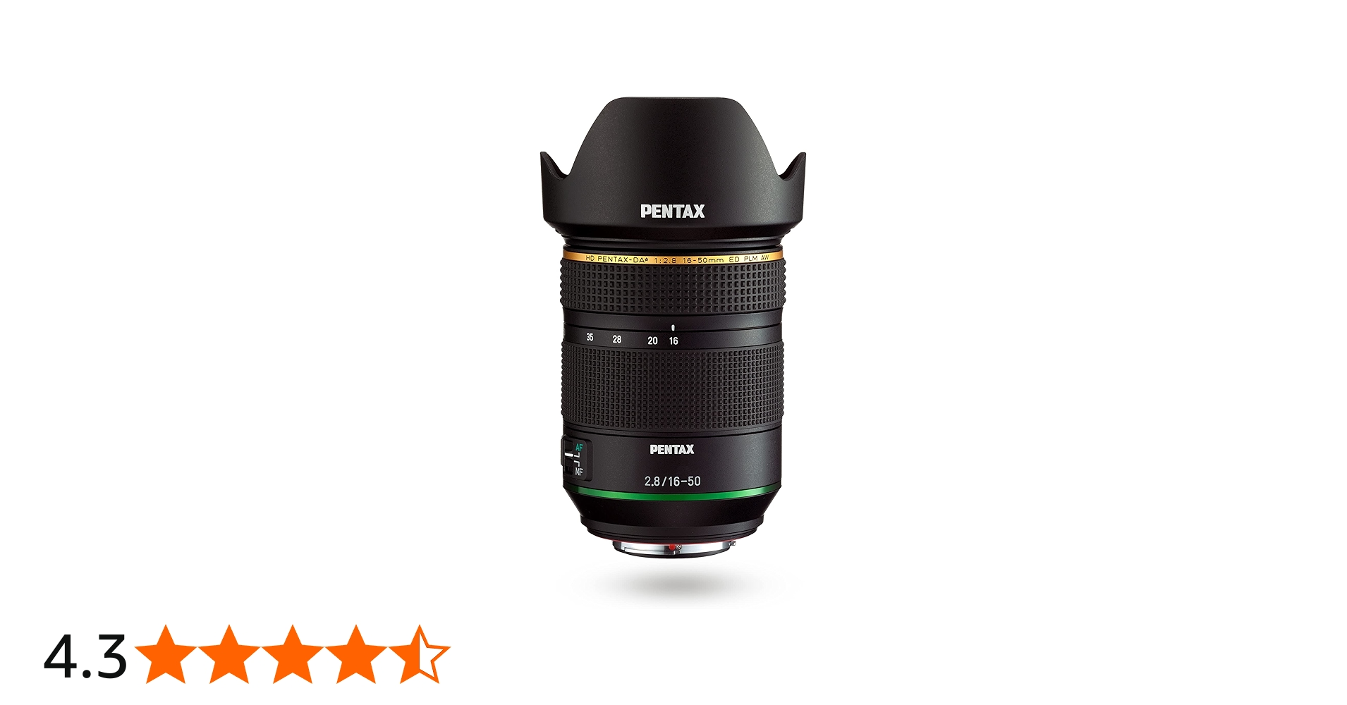 Amazon | ペンタックス HD PENTAX-DA16-50mmF2.8ED PLM AW 標準ズーム