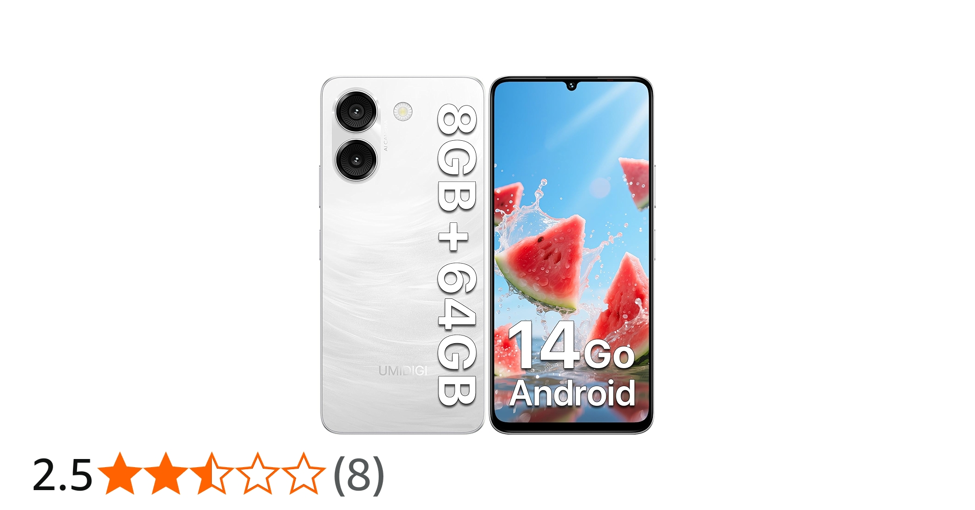Amazon | UMIDIGI G9A simフリー スマホ 本体 Android 14 Goシステム