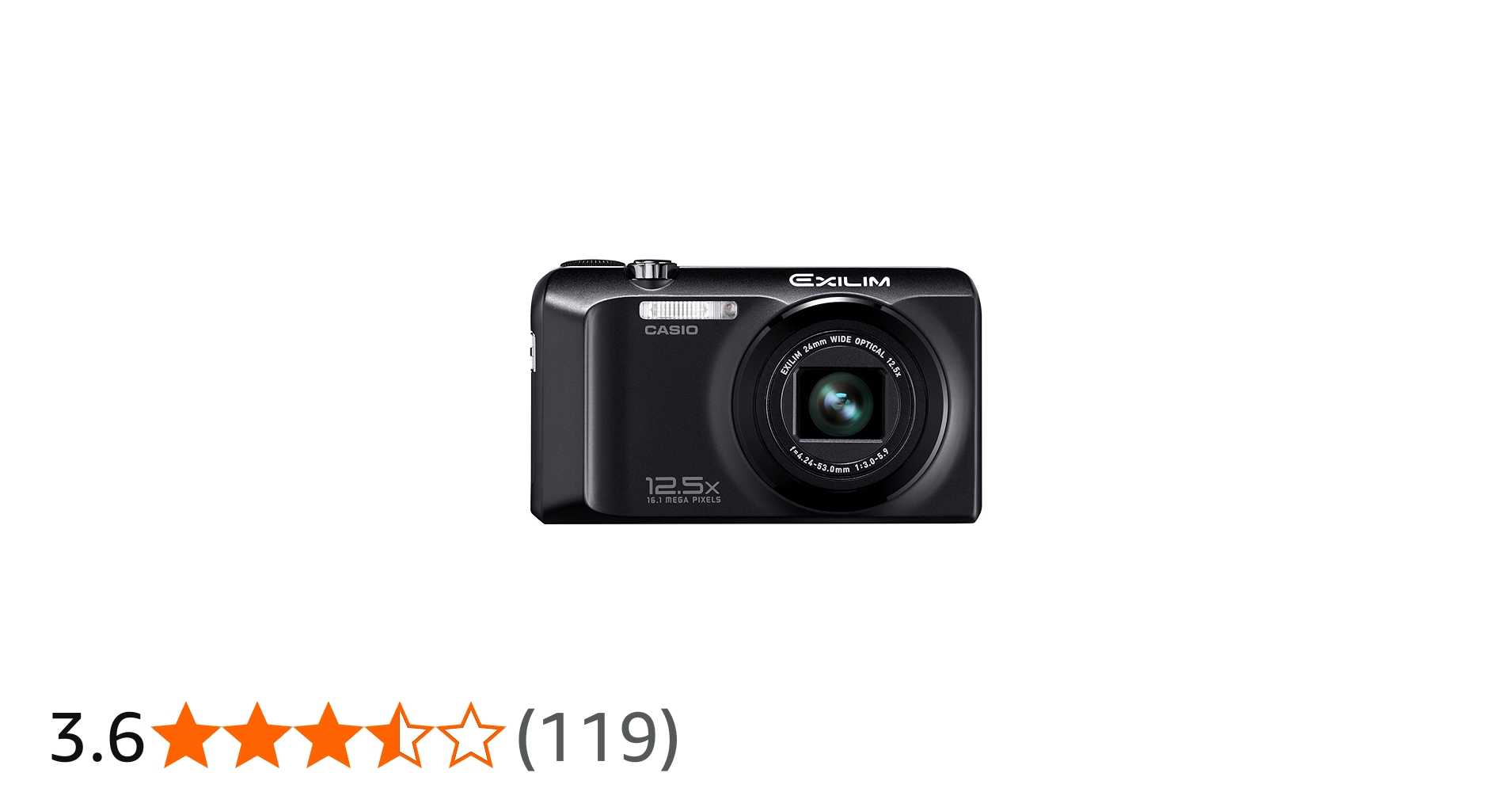 Amazon | CASIO デジタルカメラ EXILIM ブラック EX-H30BK