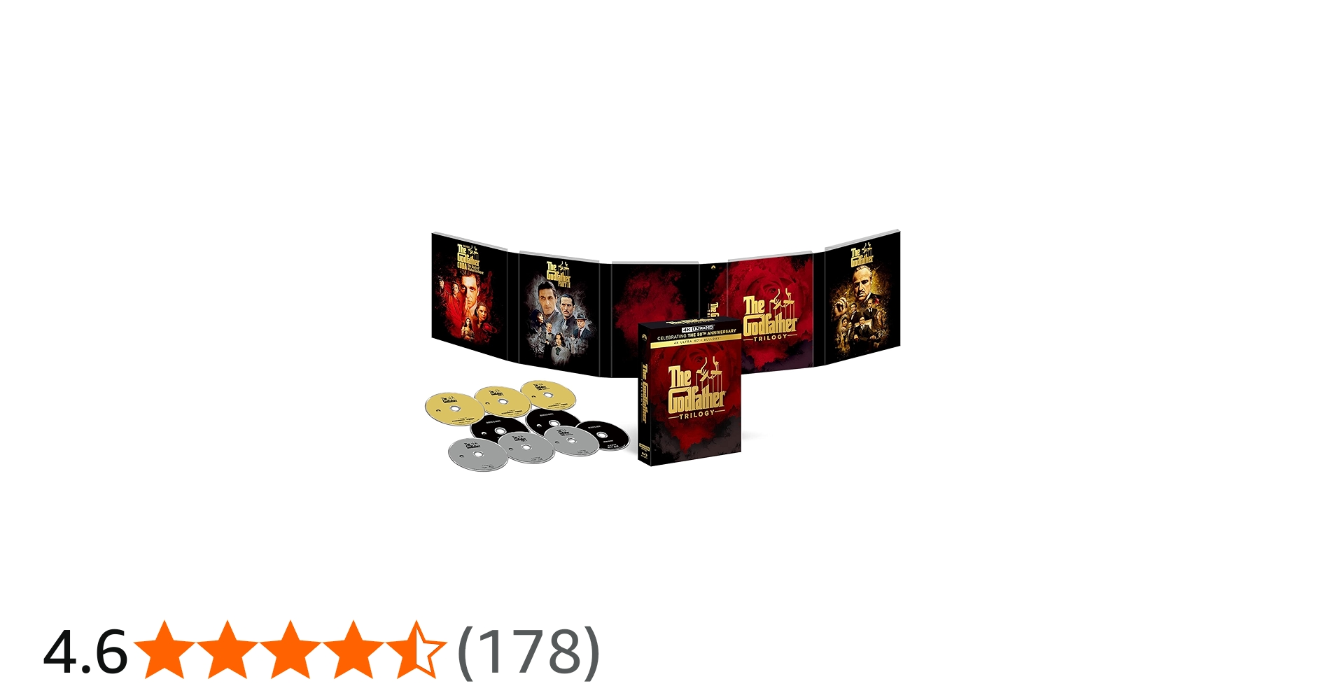Amazon.co.jp: ゴッドファーザー トリロジー 50th アニバーサリー 4K