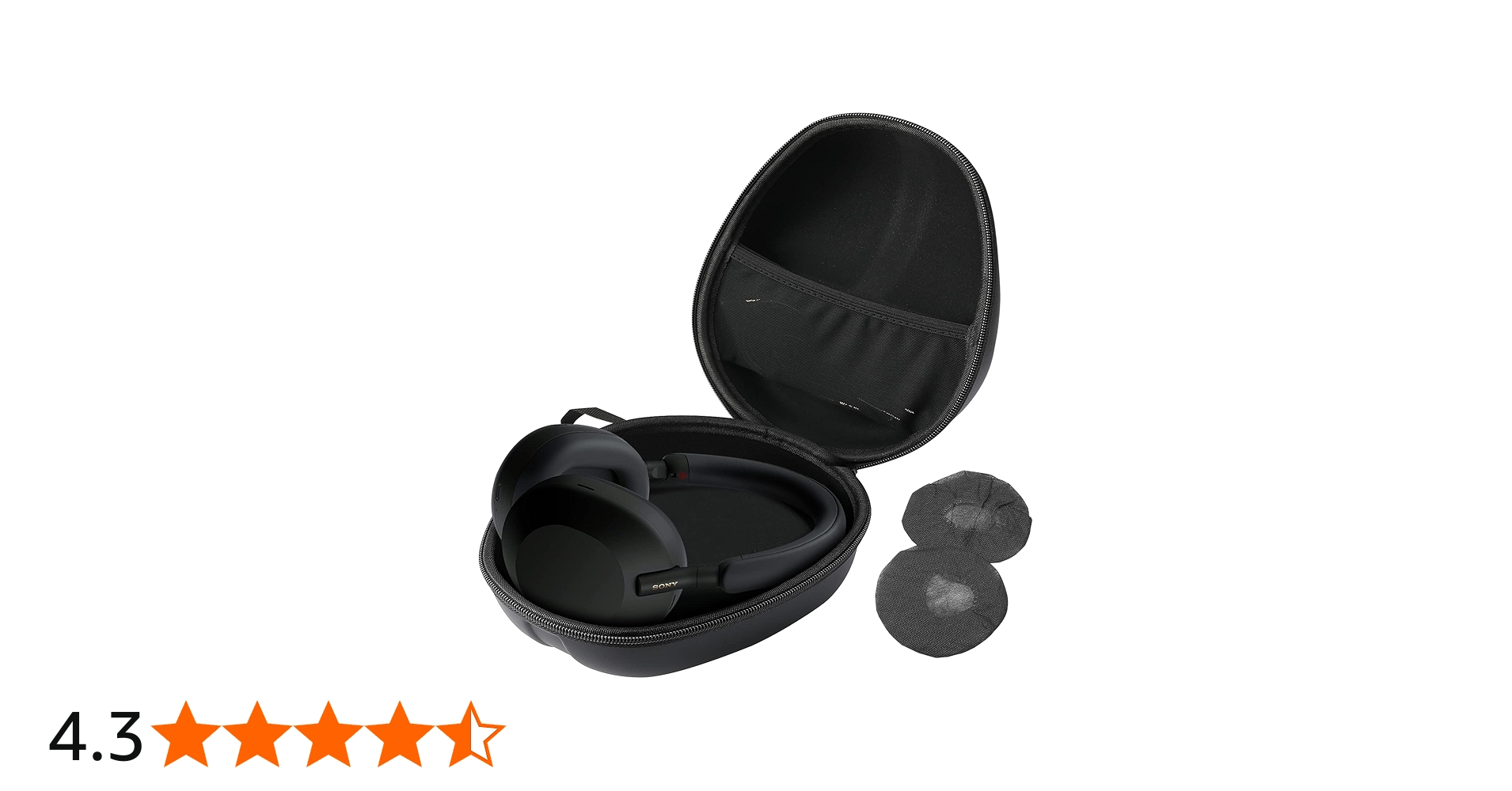 Amazon | ProCase ヘッドホンケース、耐衝撃ハードEVA 楕円形 汎用