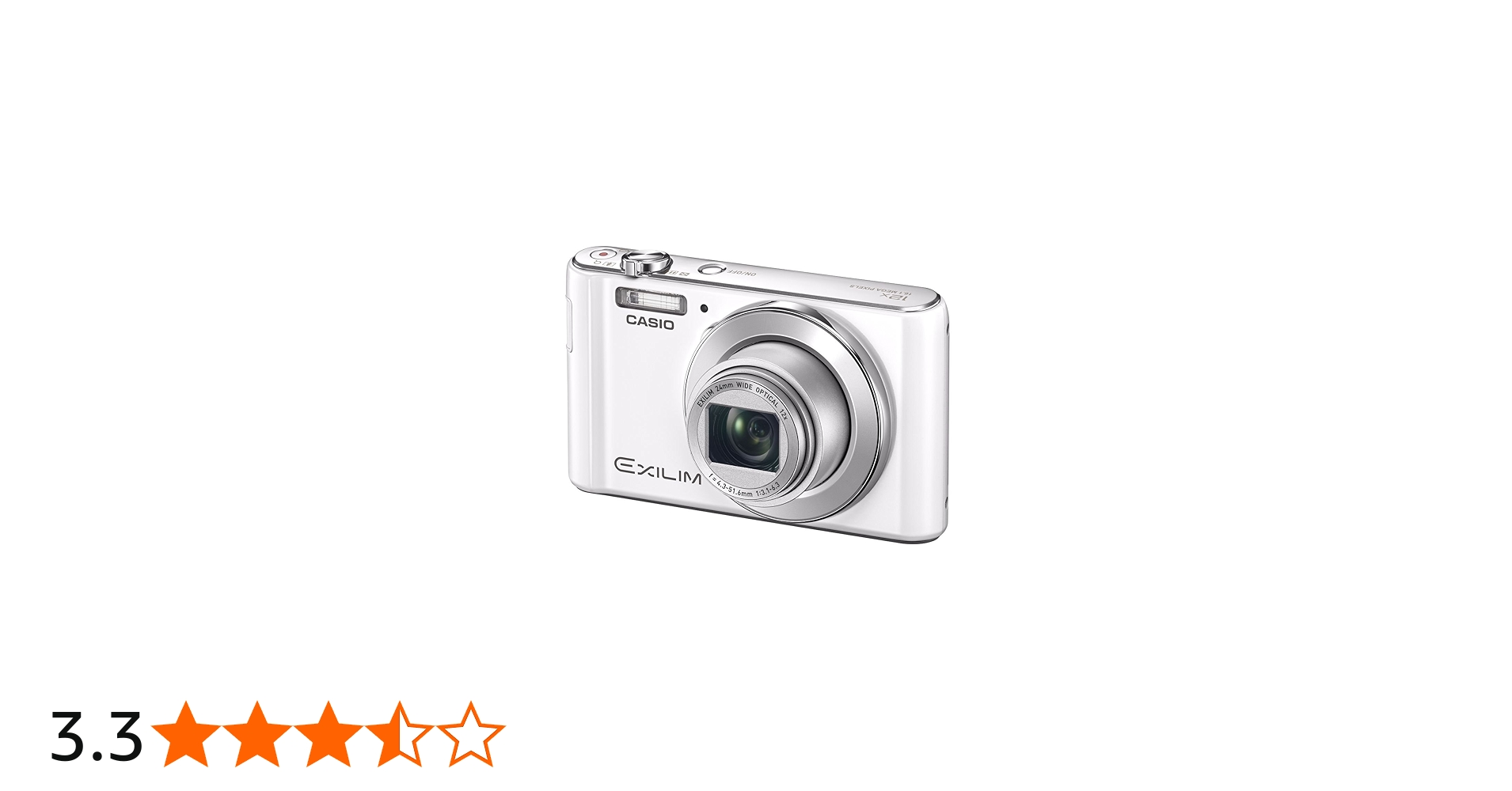 Amazon.co.jp: CASIO デジタルカメラ EXILIM EX-ZS180WE 広角24mm 光学