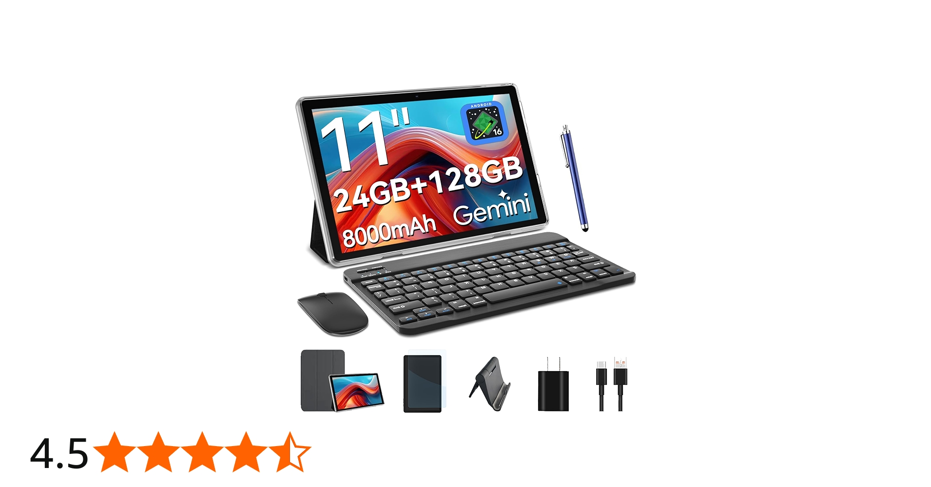 Amazon.co.jp: 2025新登場·アンドロイド16 タブレット 11インチ Wi-Fi