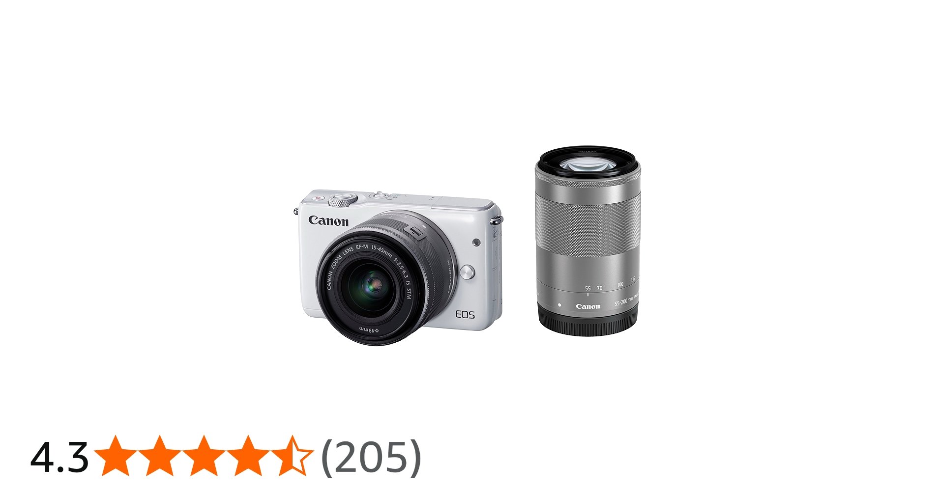 Amazon | Canon ミラーレス一眼カメラ EOS M10 ダブルズームキット