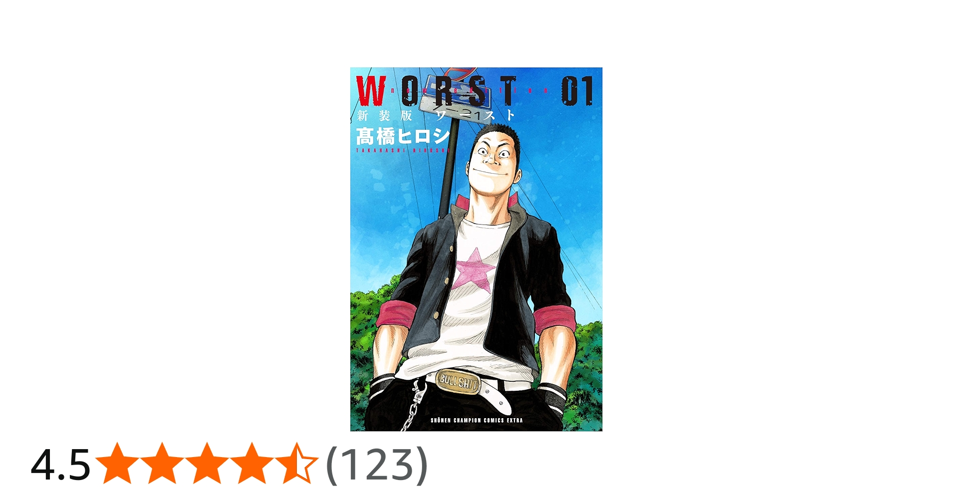 WORST ワースト 新装版 1から19 髙橋ヒロシ 高橋ヒロシ 秋田書店 WORST