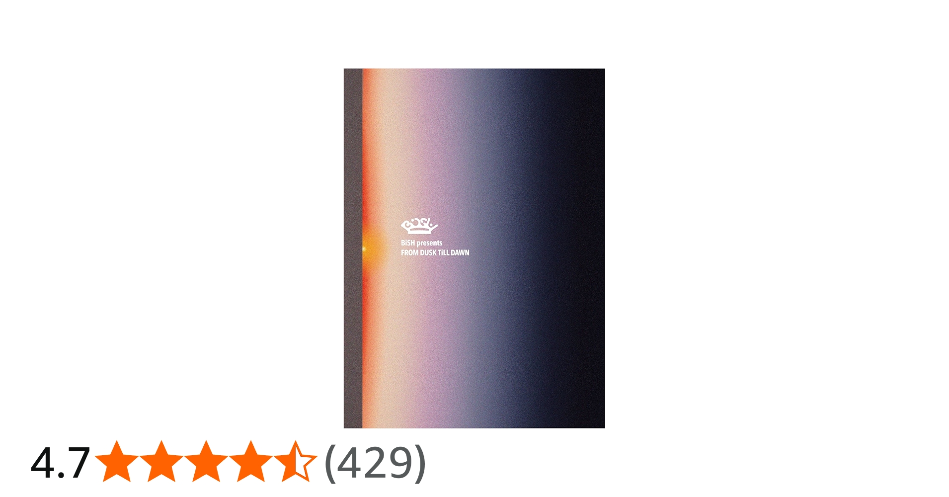 Amazon.co.jp: BiSH presents FROM DUSK TiLL DAWN(Blu-ray3枚組)(初回