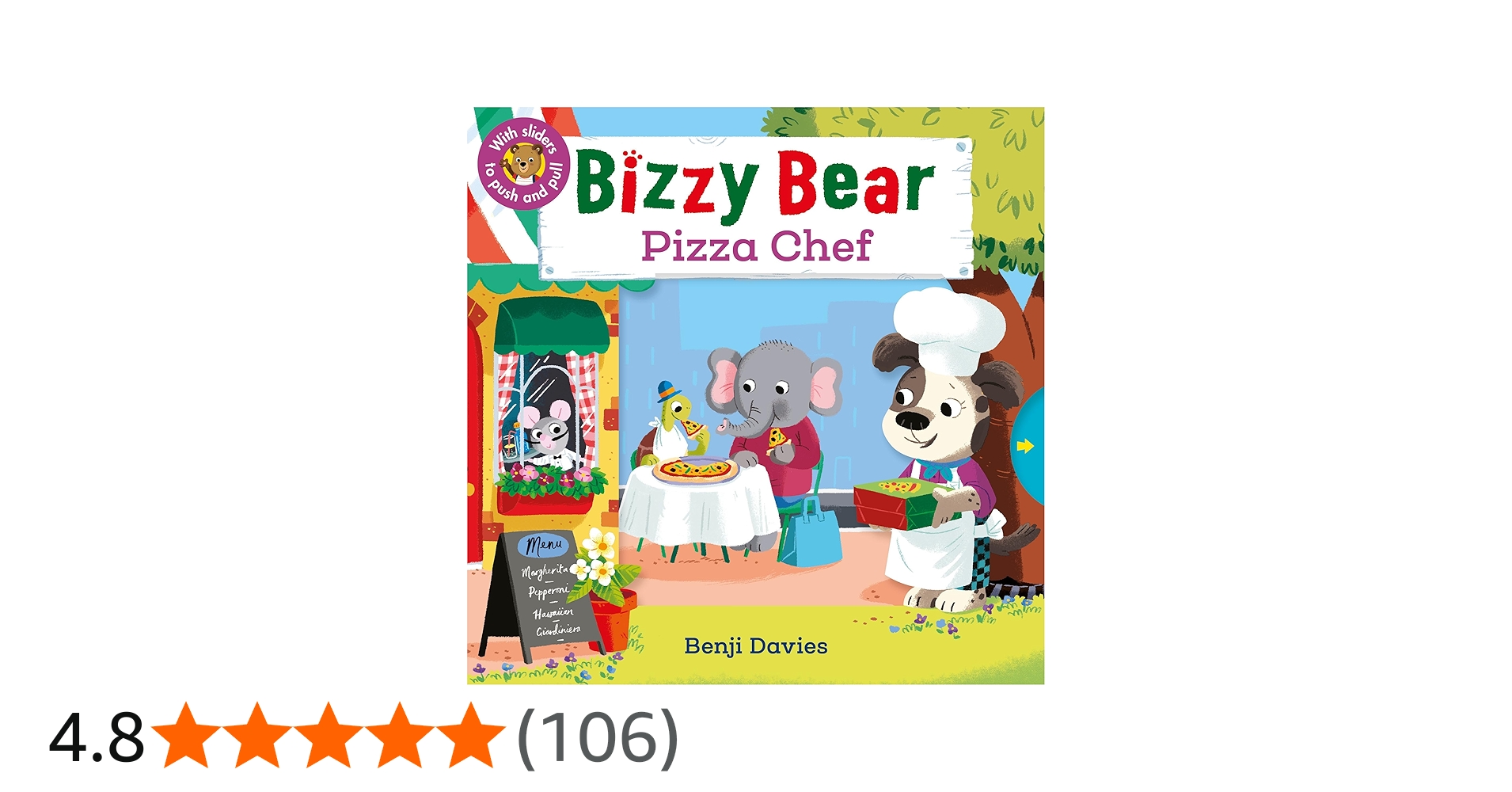 Amazon | Bizzy Bear: Pizza Chef: (Interactive Board Book for