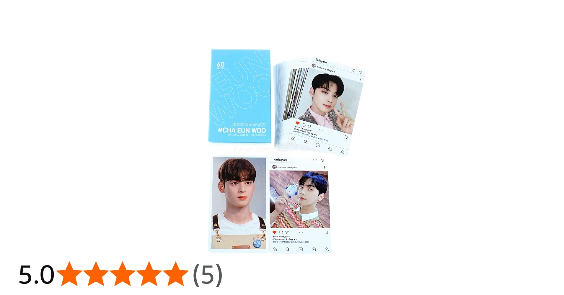 Amazon.co.jp: チャウヌ グッズ スペシャルフォトカードセット 60枚