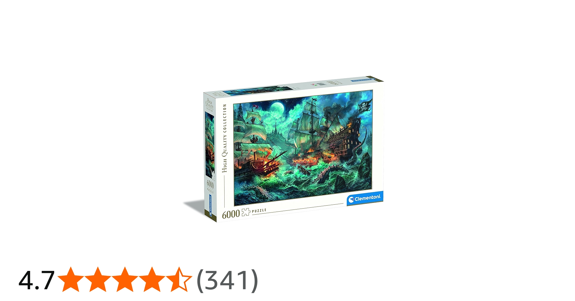 Clementoni Adult Puzzle PZL 6000 Vessels TBD MADE IN ITALY, Jigsaw