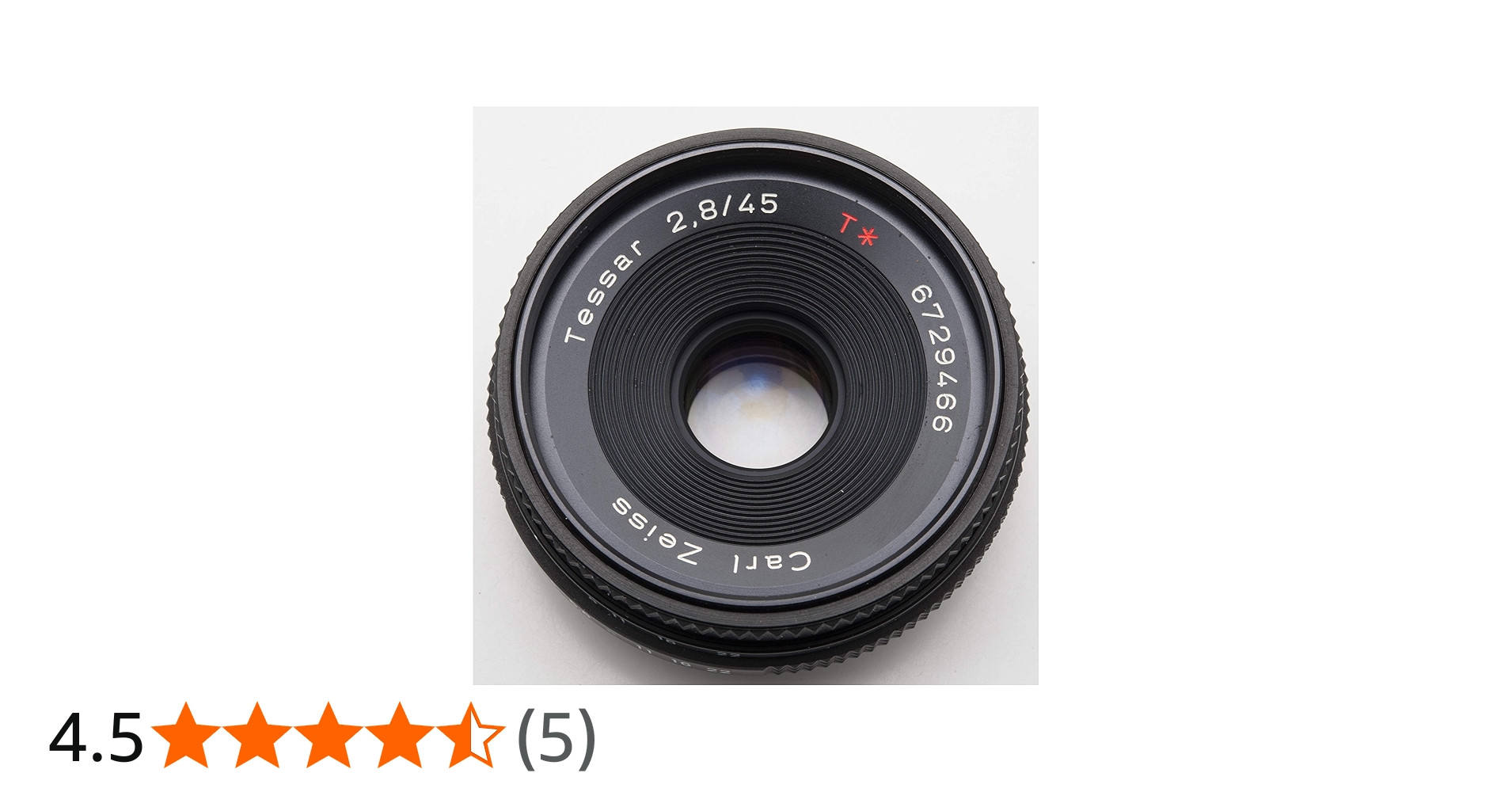 Amazon | CONTAX Carl Zeiss TessarT* 45mm F2.8 | クローズアップ