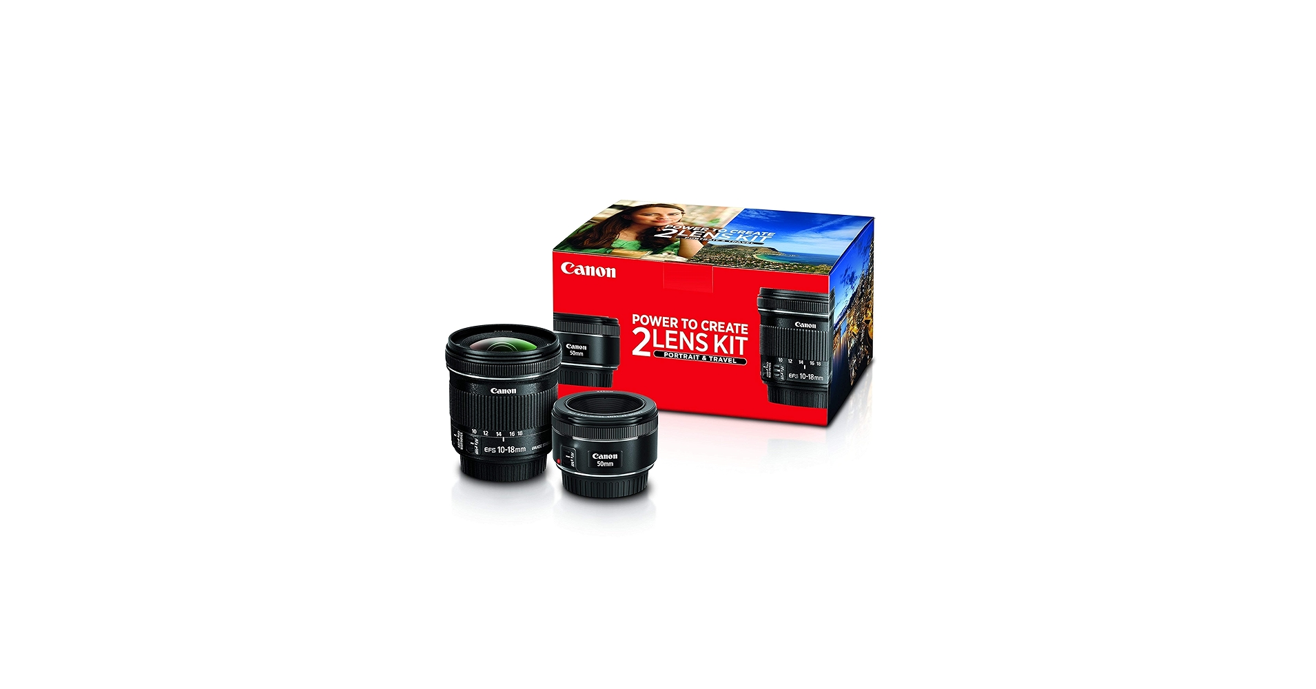 Amazon.com : Canon Portrait and Travel Two Lens Kit with 50mm f