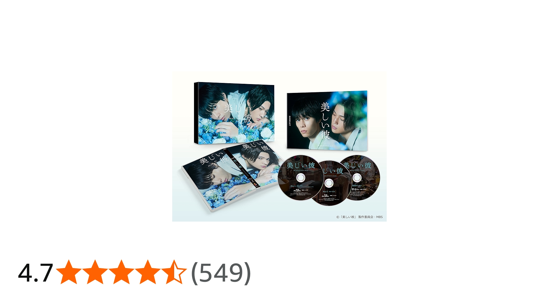 美しい彼 ドラマDVD 劇場版ブルーレイセット 購入特典生写真 観賞特典